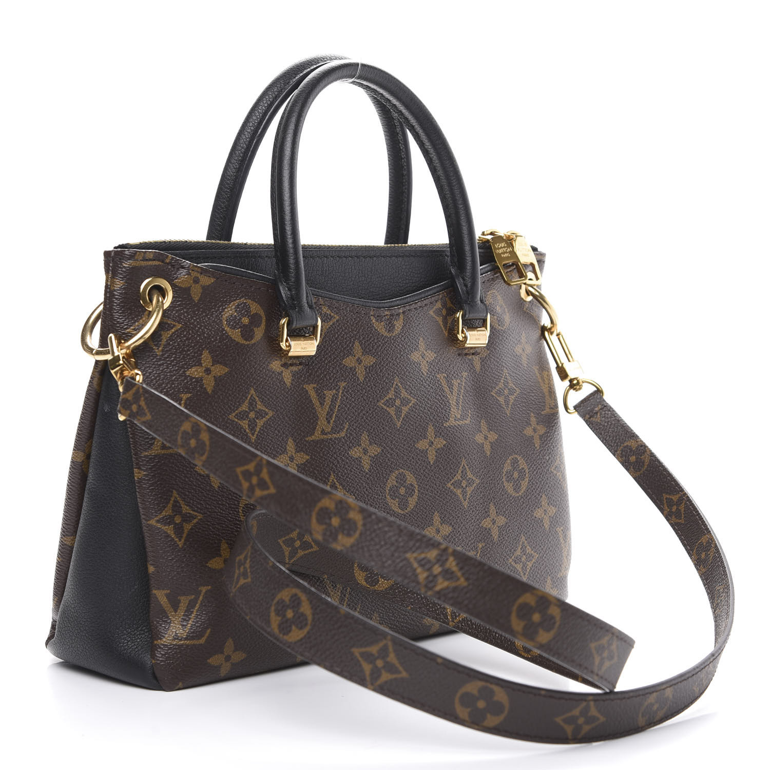 louis vuitton monogram pallas full bb black