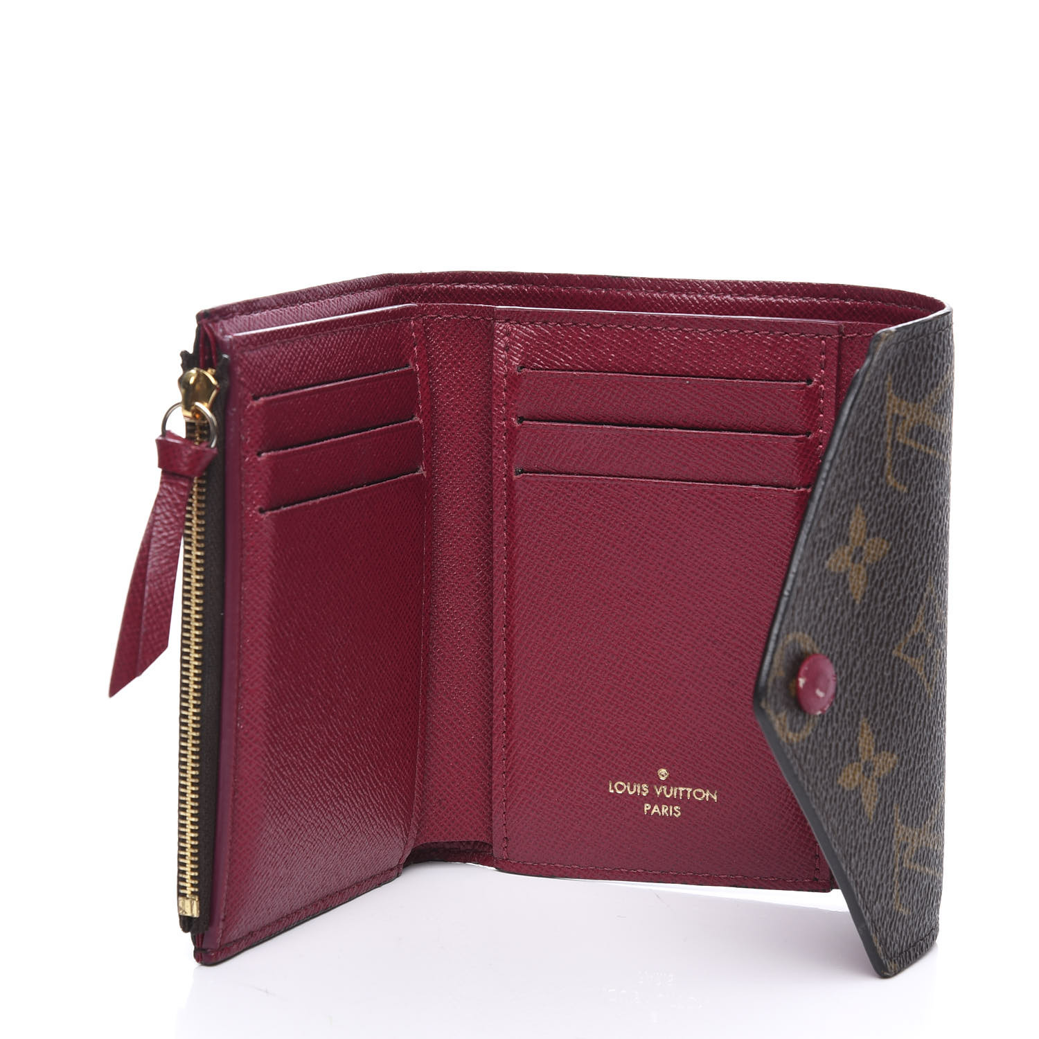 LOUIS VUITTON Monogram Victorine Wallet Fuchsia 579930