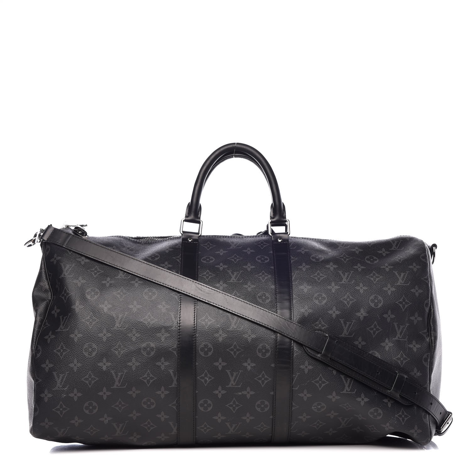 LOUIS VUITTON Monogram Eclipse Keepall Bandouliere 55 336764