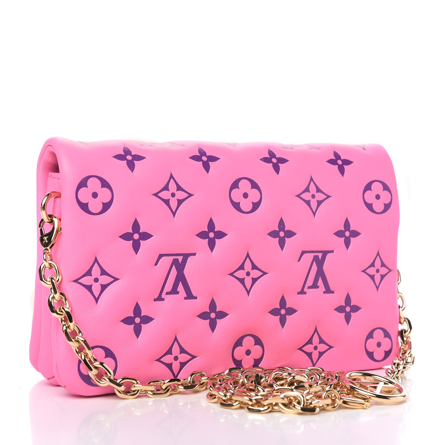 pink coussin lv