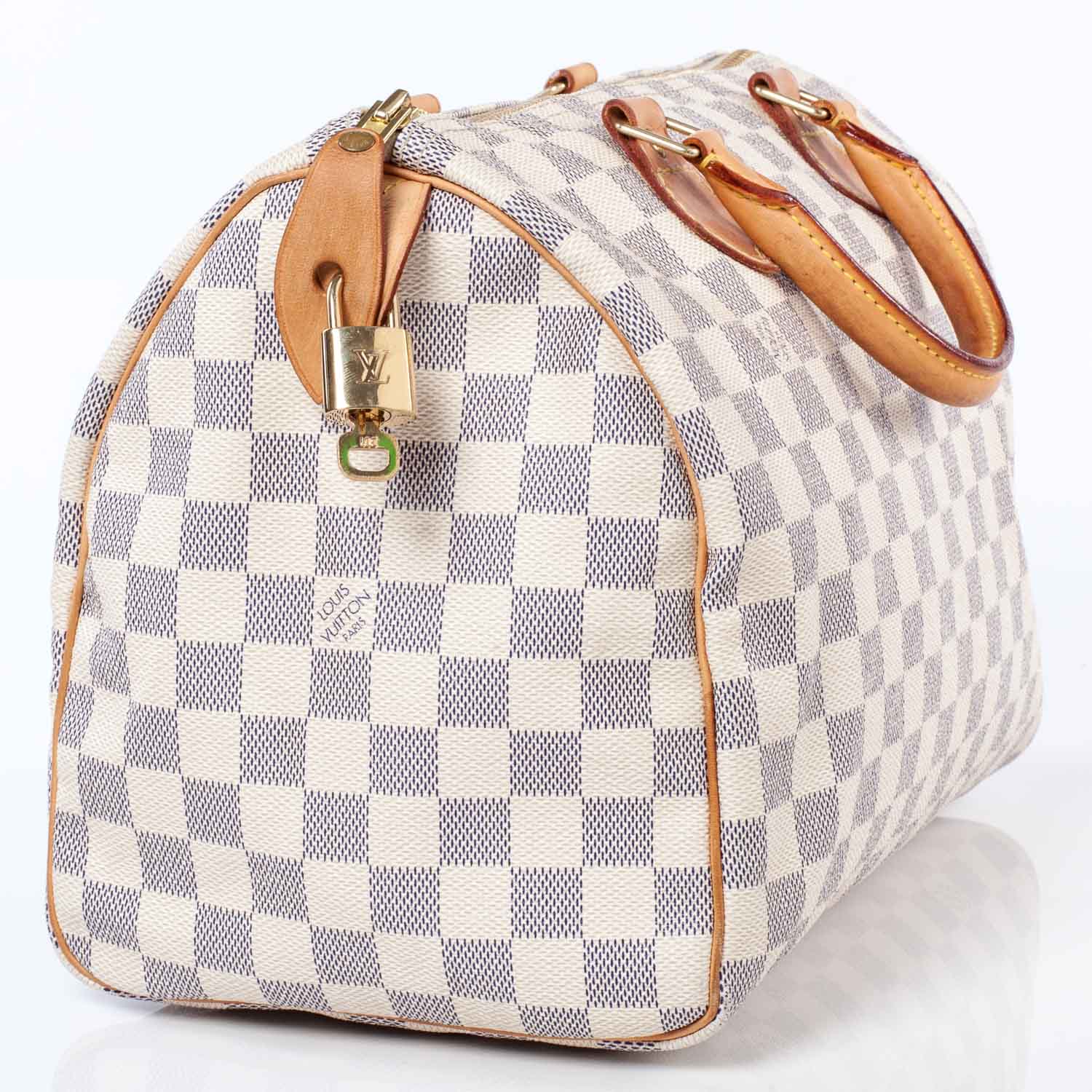 LOUIS VUITTON Damier Azur Speedy 30 36163