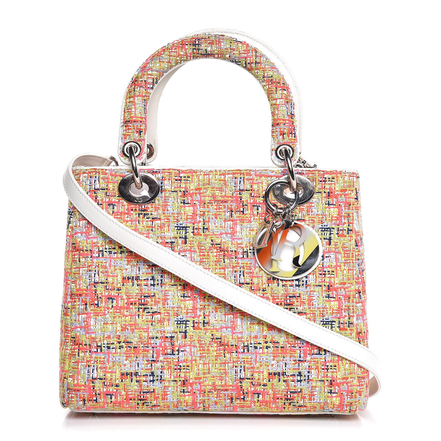 CHRISTIAN DIOR Tweed Medium Lady Dior Multicolor 291758