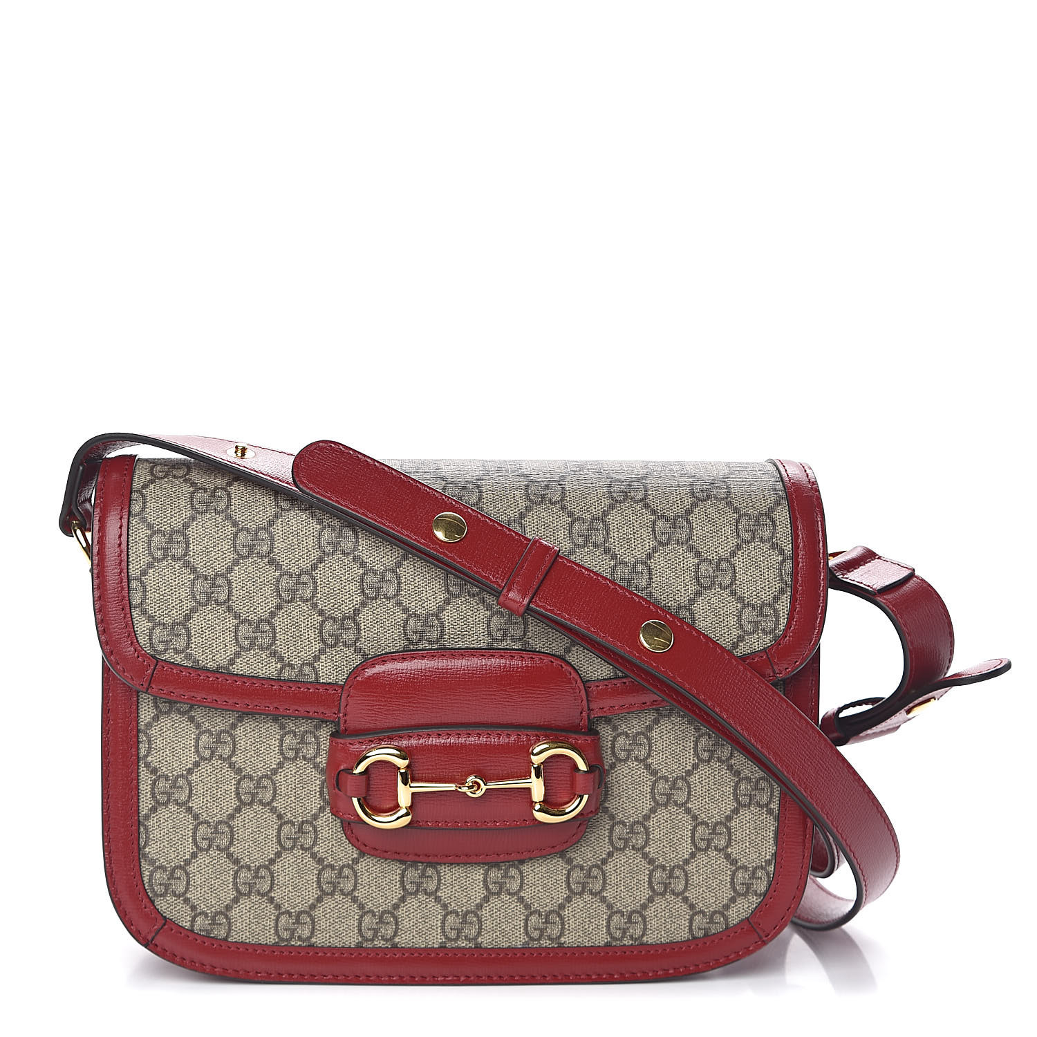 gucci 1955 horsebit gg supreme shoulder bag