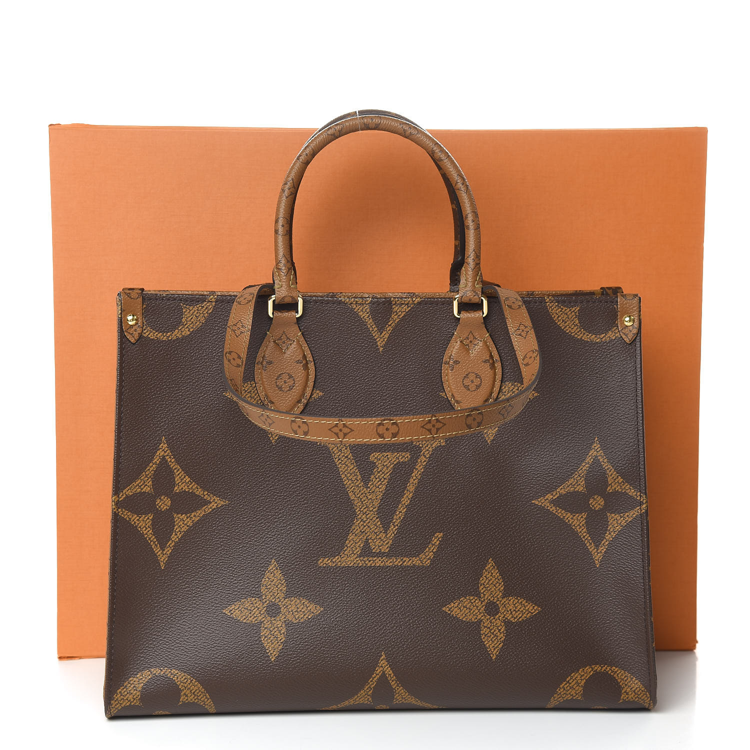 lv on the go reverse monogram