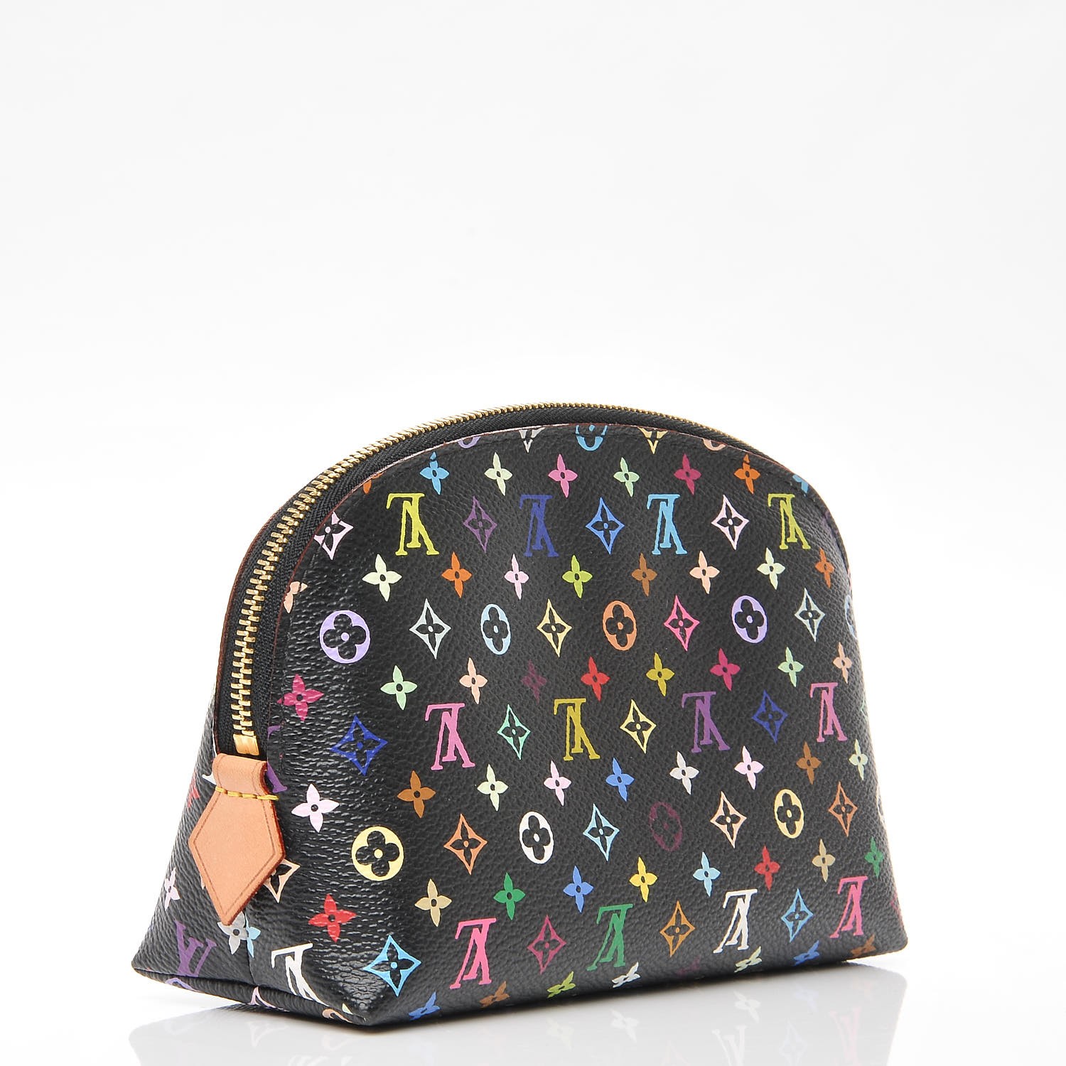 LOUIS VUITTON Monogram Multicolor Cosmetic Pouch Black Grenade