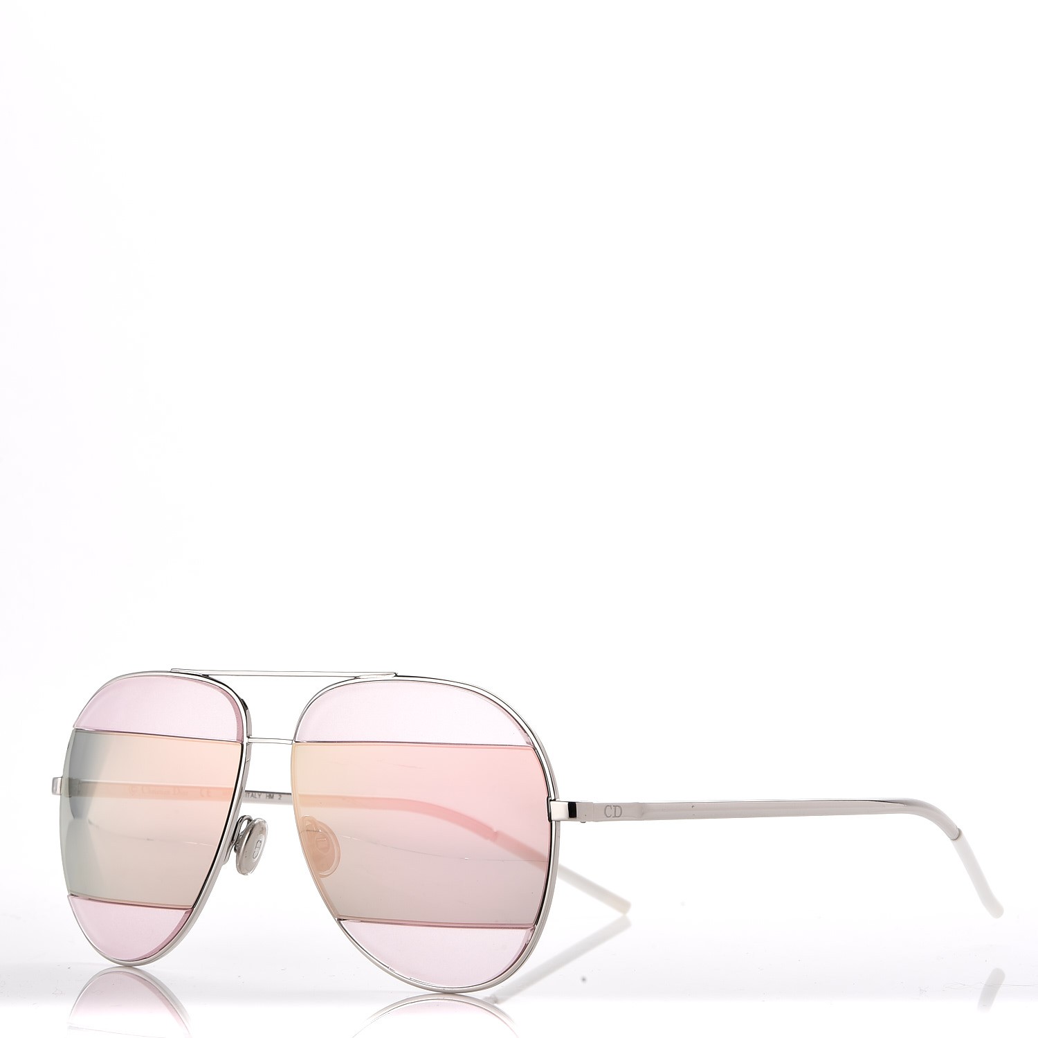 dior split sunglasses pink