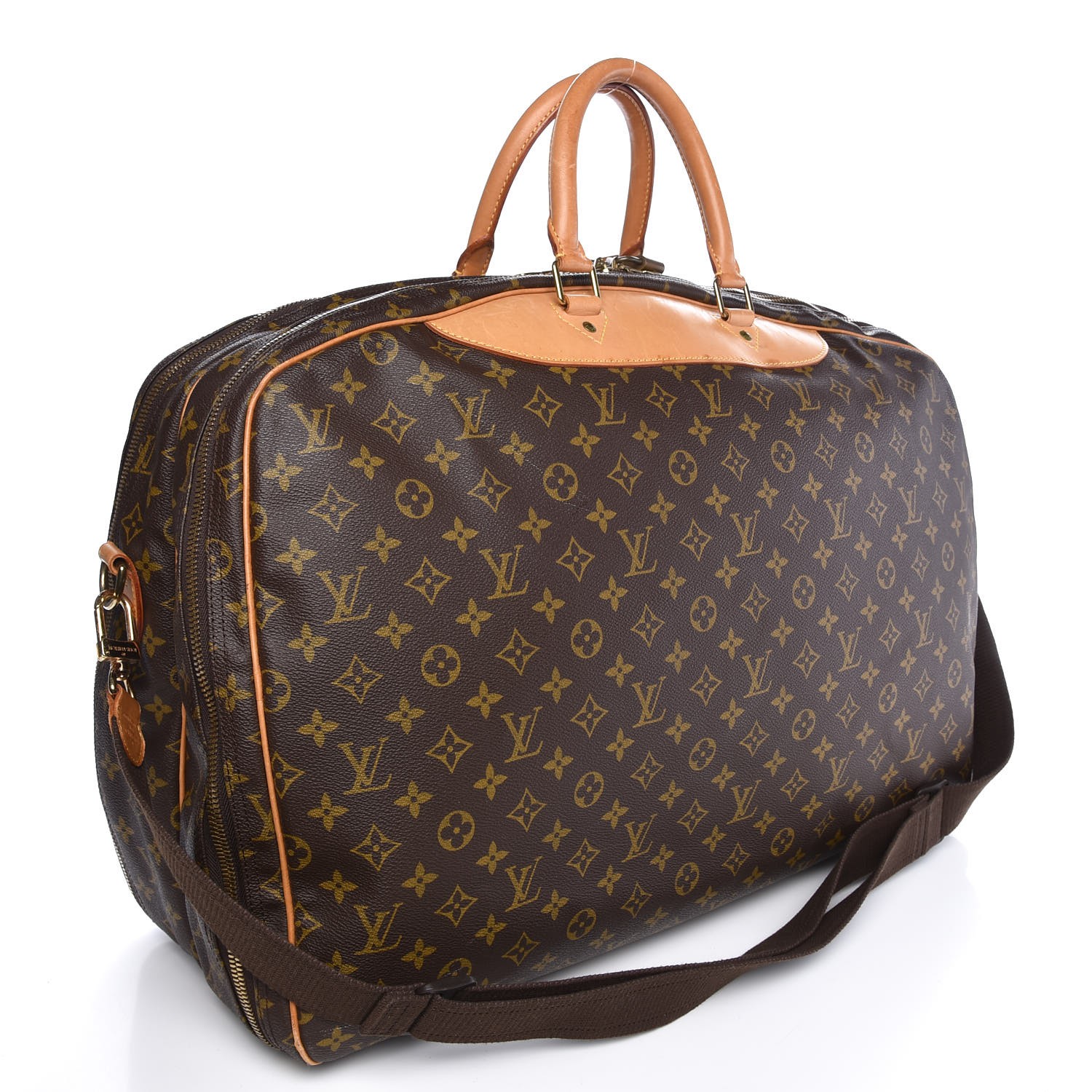 Louis Vuitton Monogram Alize 2 Compartment Luggage Travel Bag 297315 