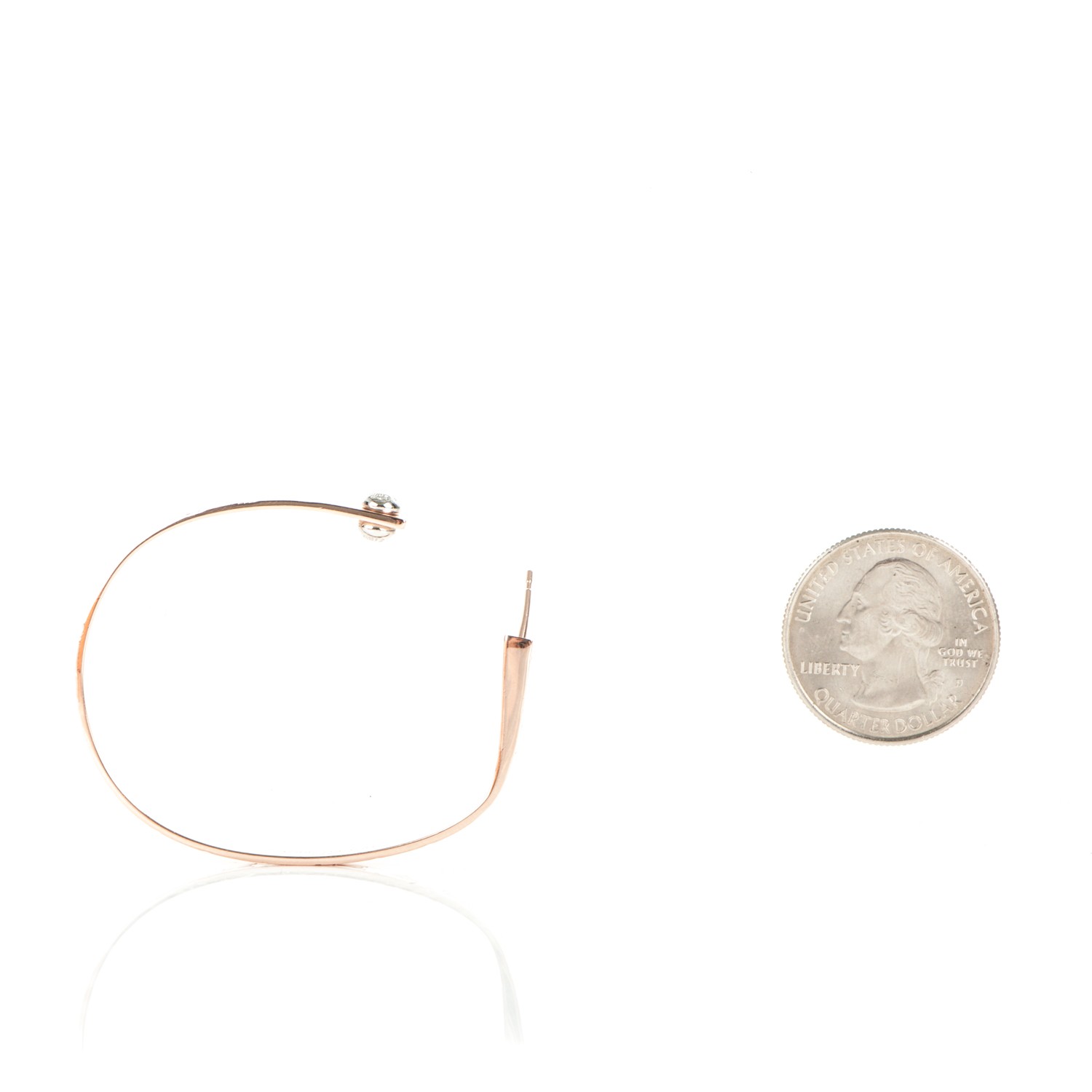 Louis Vuitton Nanogram Hoop Earrings - Silver, Gold-Tone Metal