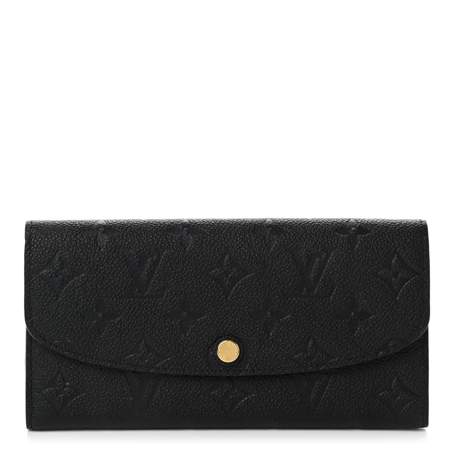 louis vuitton emilie wallet black