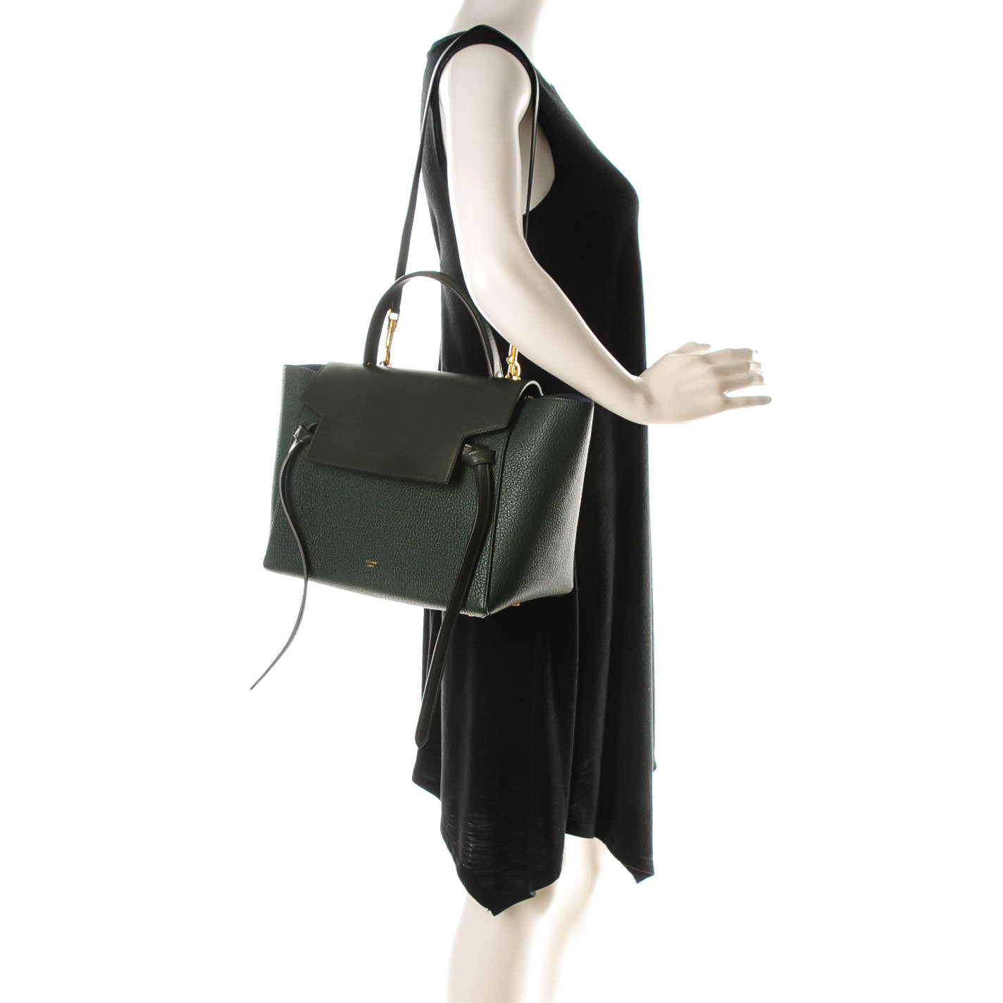 celine dark green bag