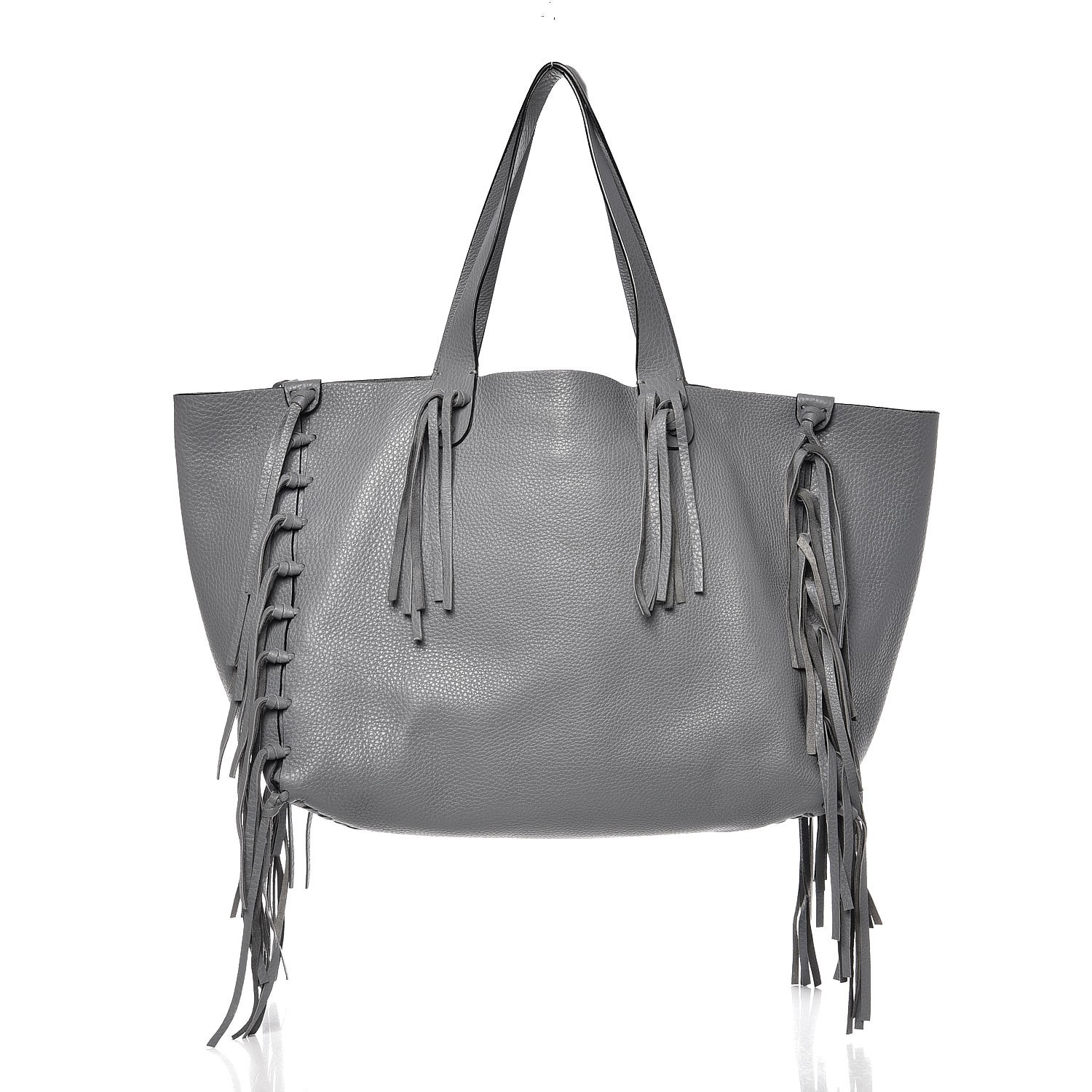 valentino c rockee fringe tote