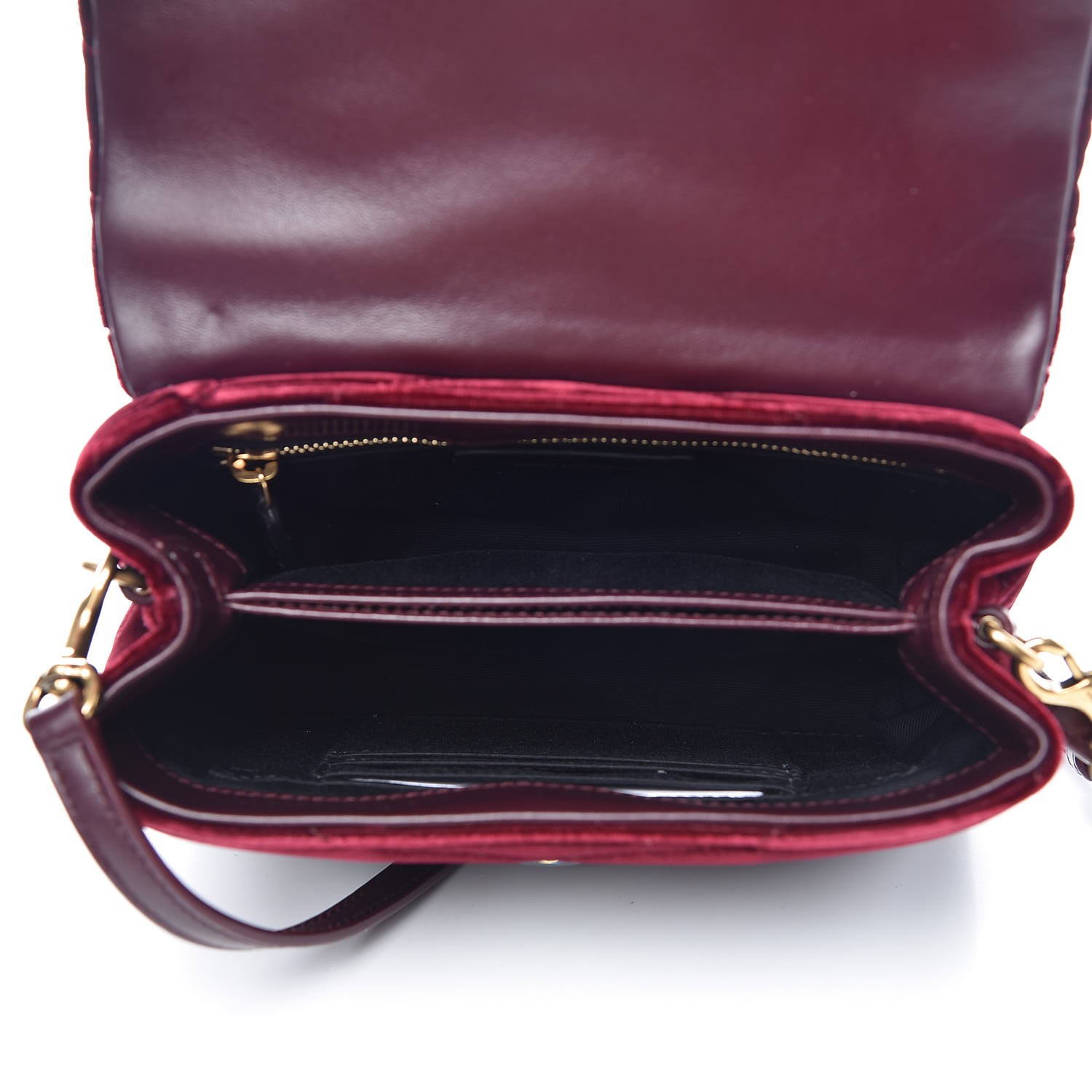 ysl toy loulou velvet burgundy