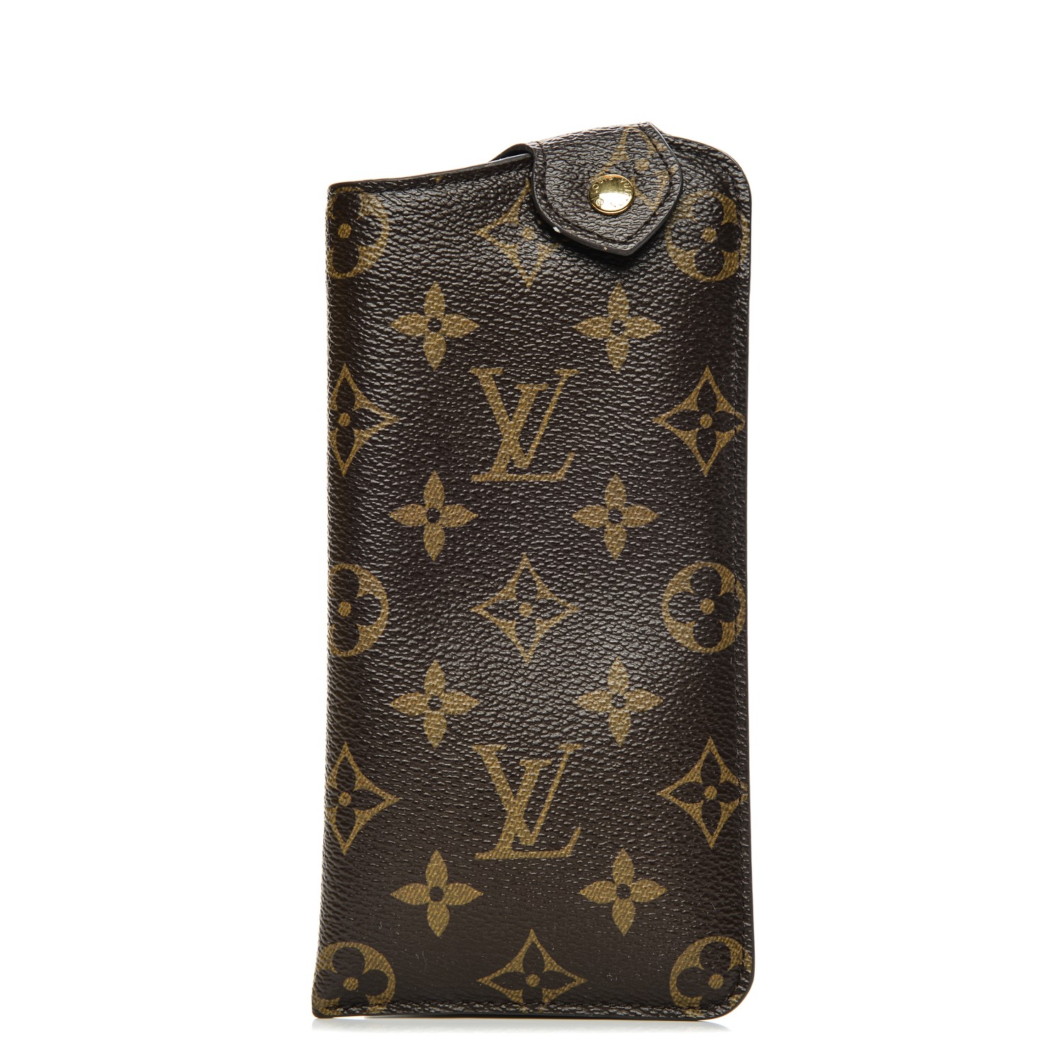 Louis Vuitton Woody Glasses Case Monogram Canvas And Leather
