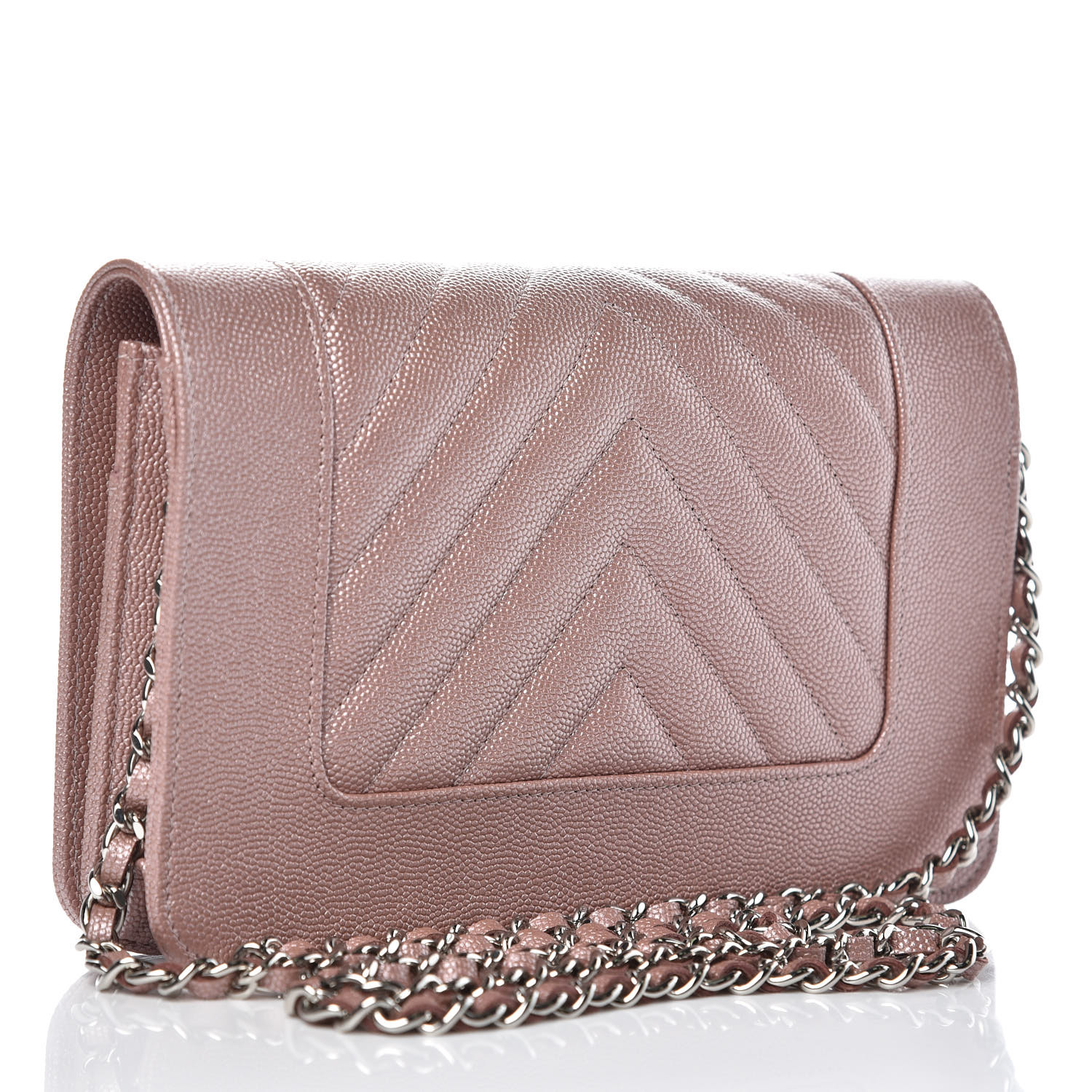 pink chevron chanel