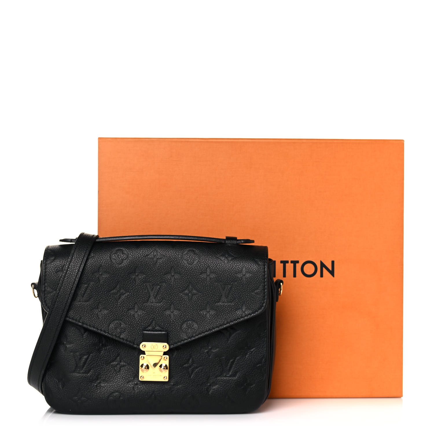 louis vuitton empreinte pochette metis black