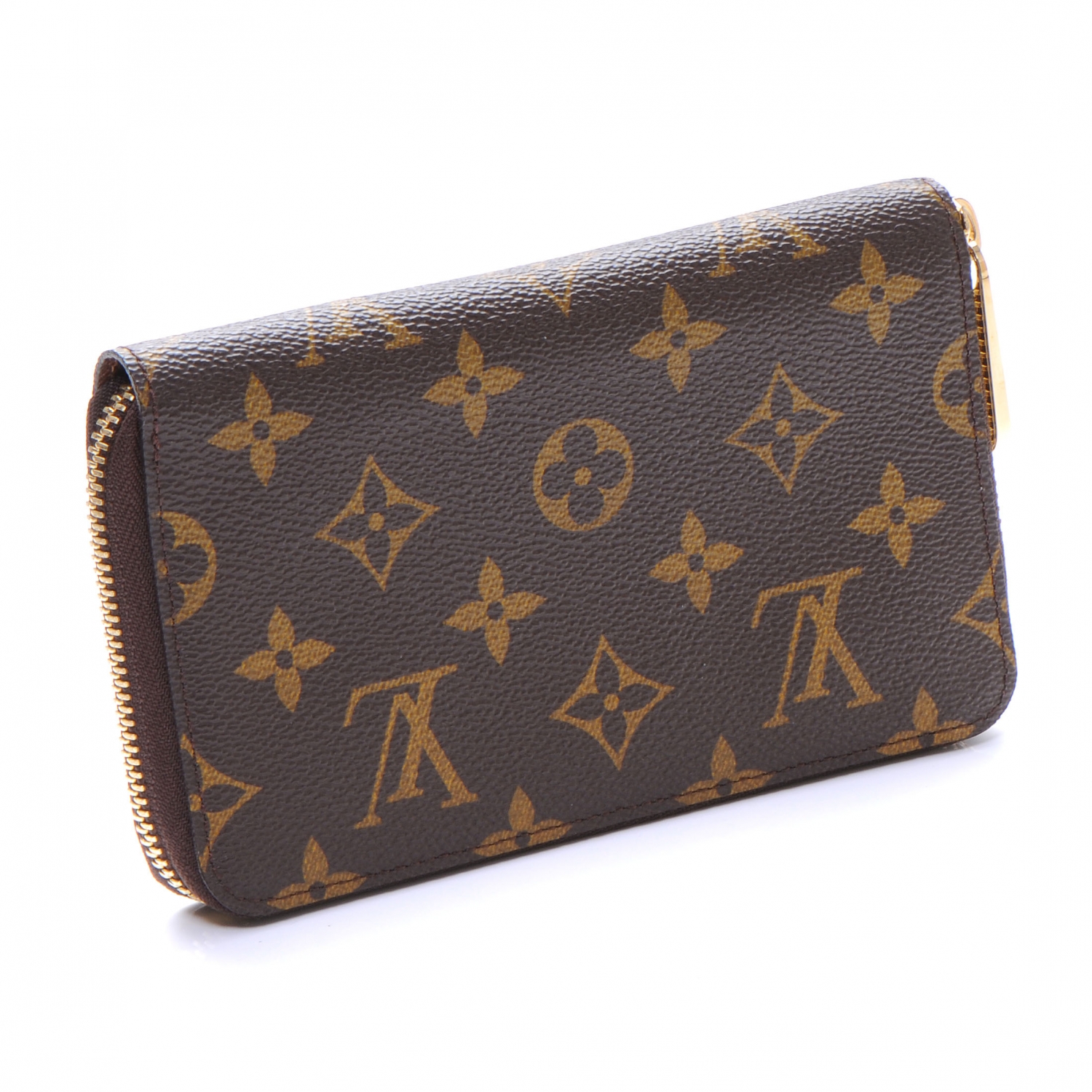 zippy compact wallet monogram