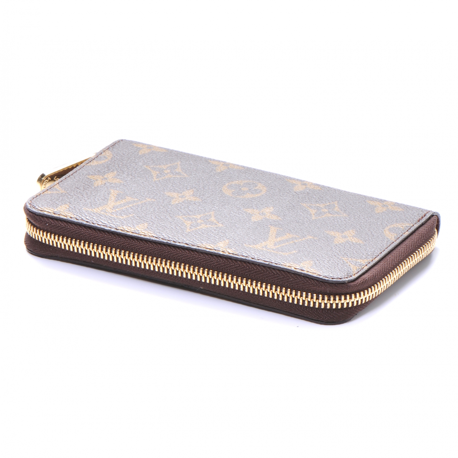 zippy compact wallet monogram