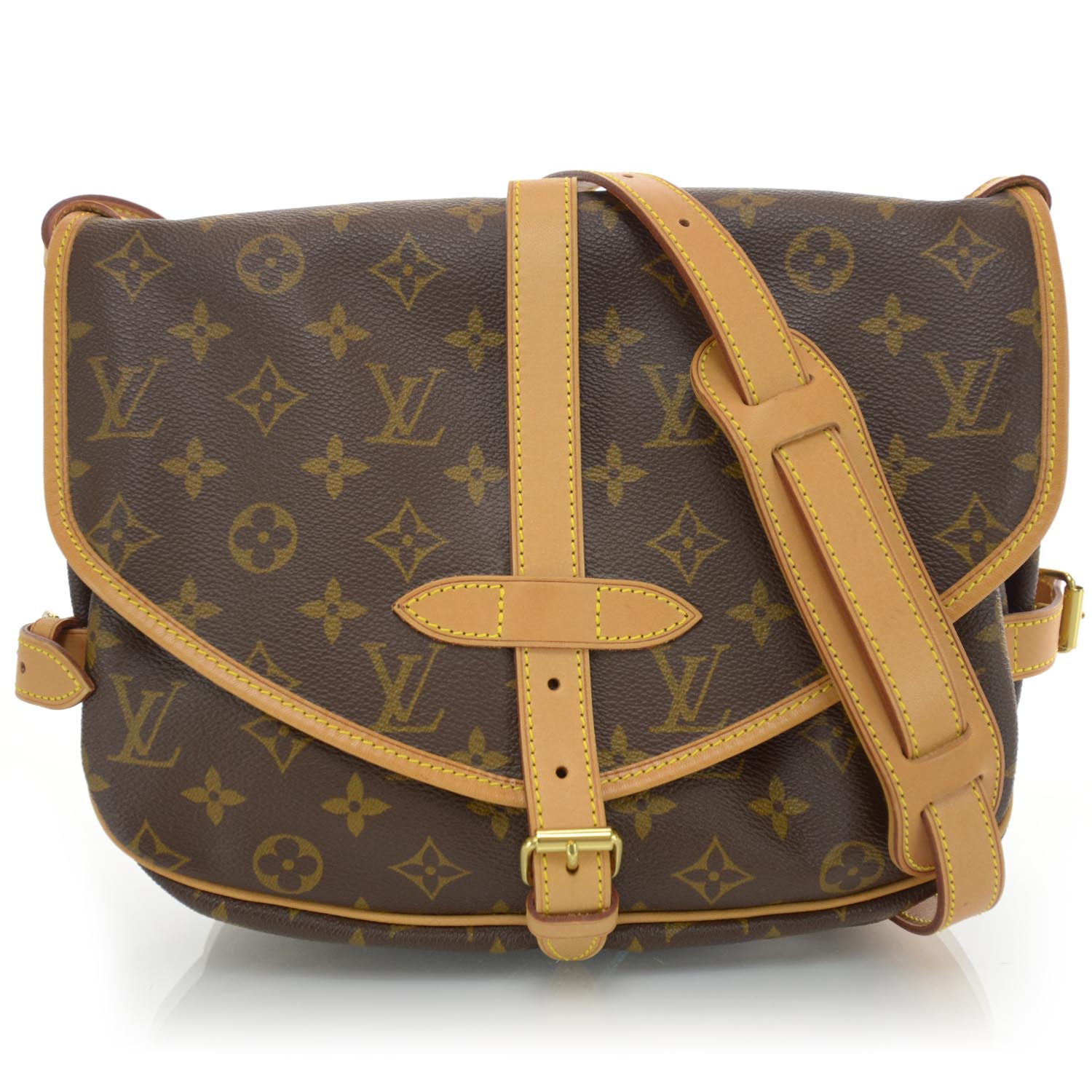 LOUIS VUITTON Monogram Saumur 30 Shoulder Bag 35382