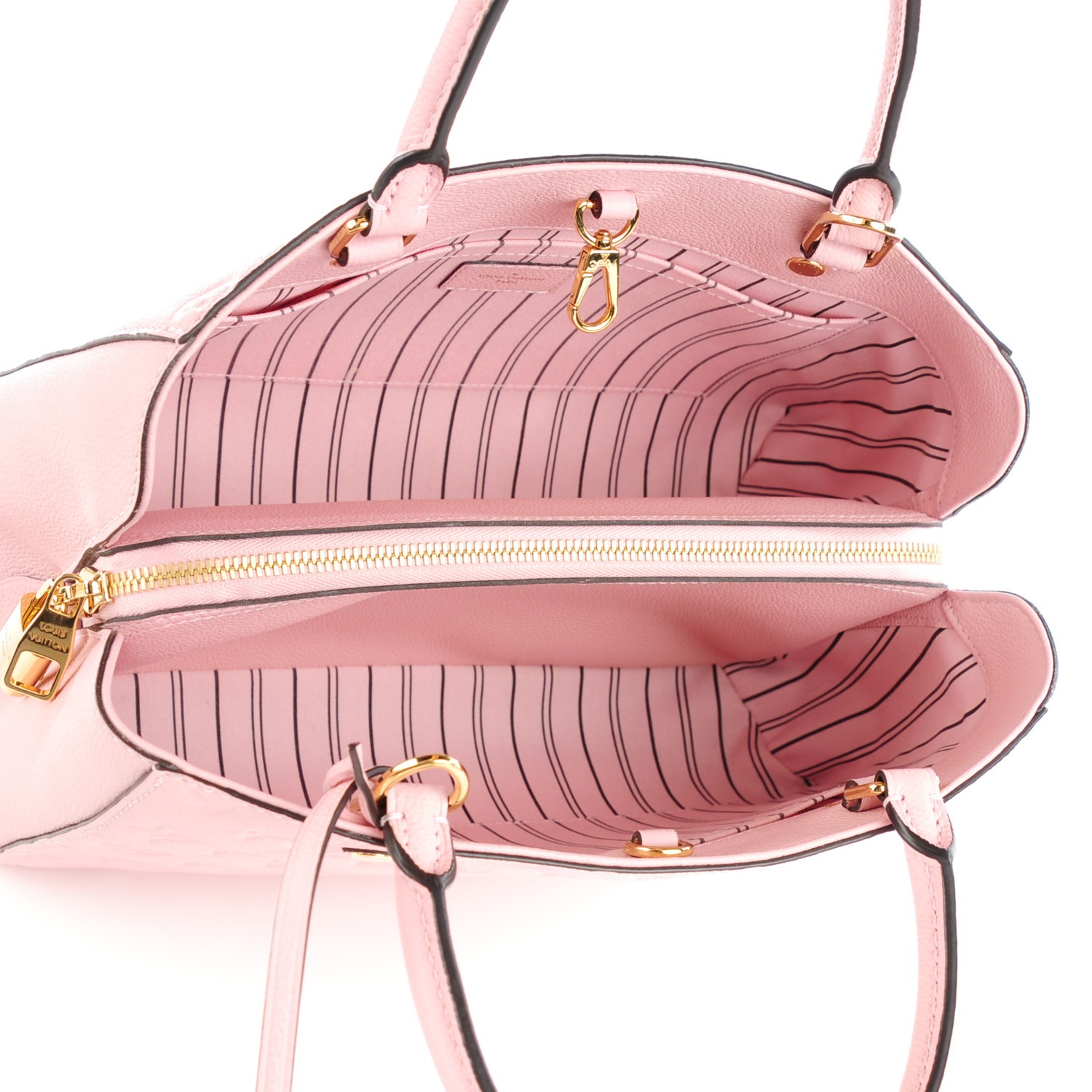 Louis Vuitton Empreinte Montaigne MM Rose Poudre Pink Tote - MyDesignerly