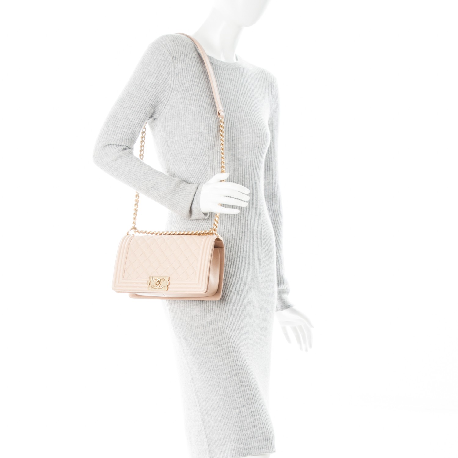 light beige bag