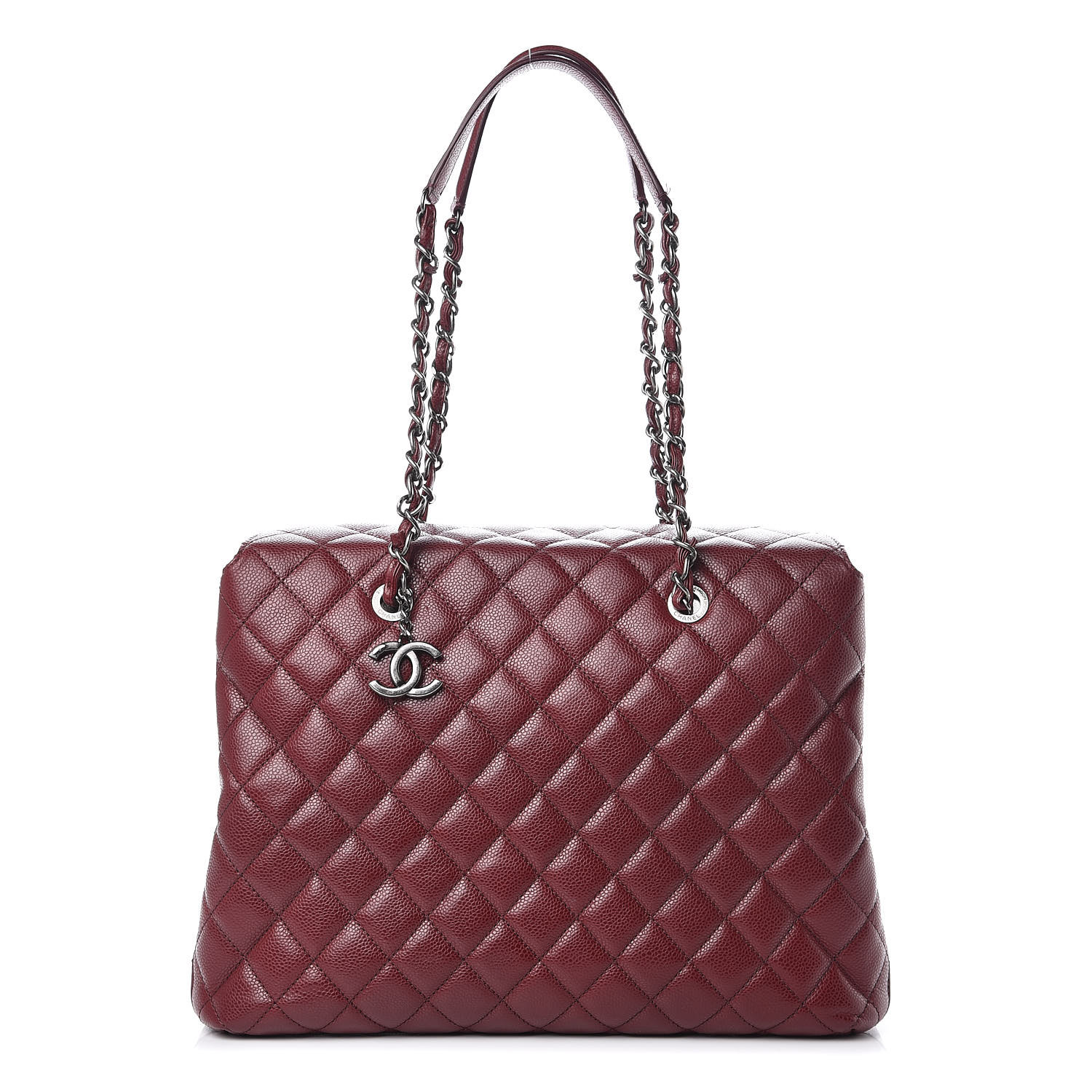 fleece trim quilted city bag