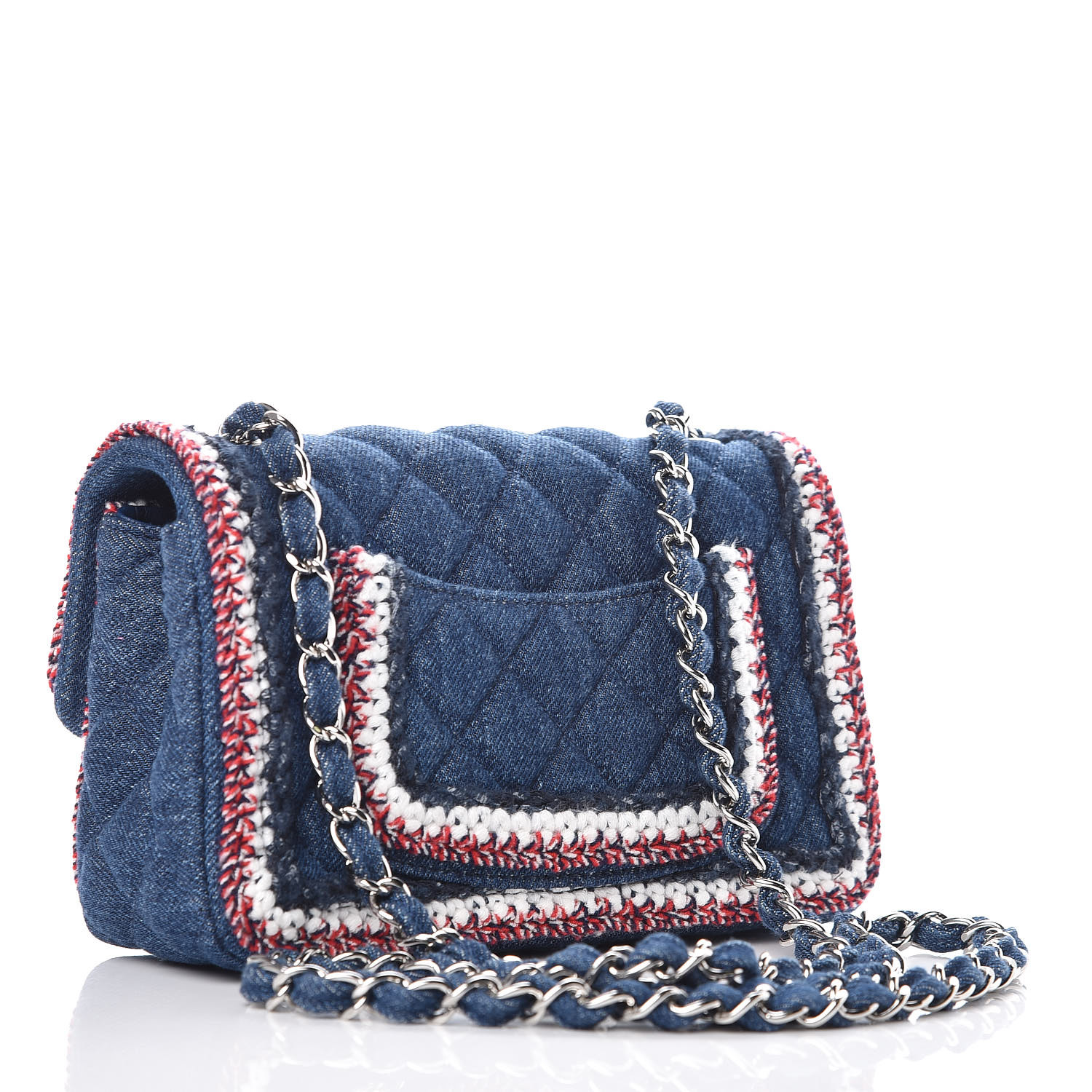 chanel denim mini