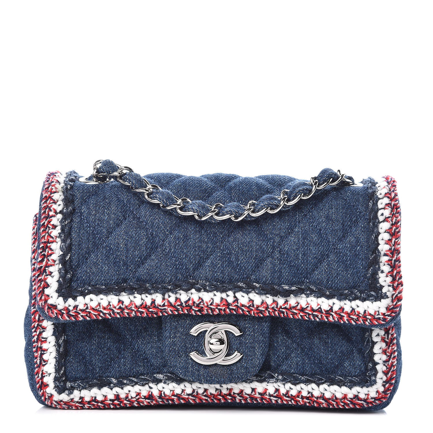 chanel denim mini