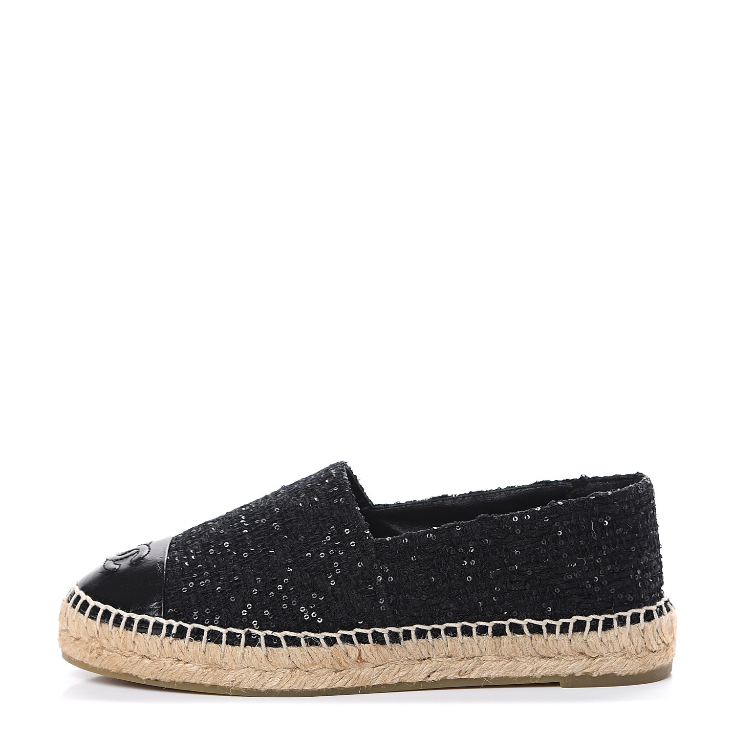 chanel sequin espadrilles