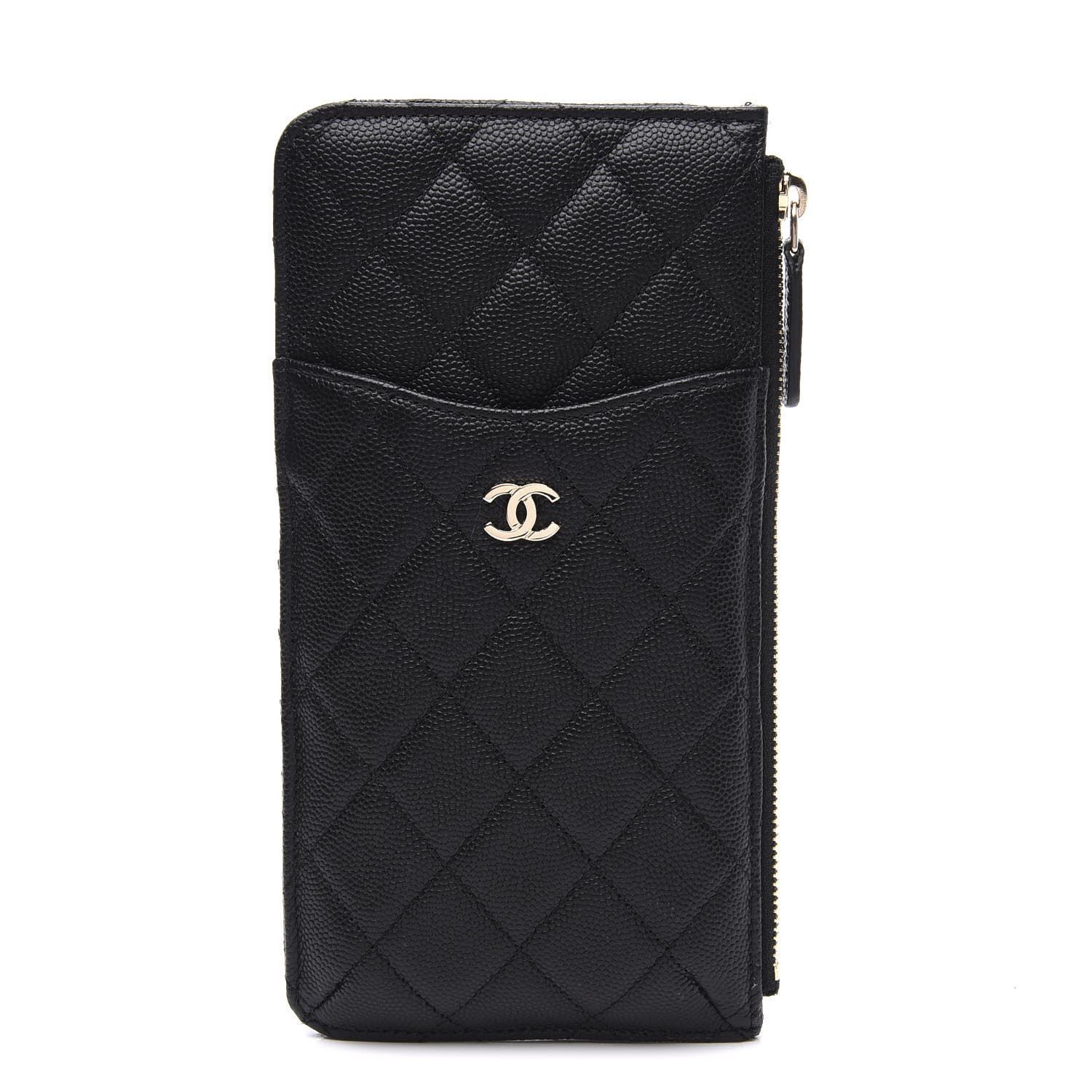 chanel classic flat wallet pouch