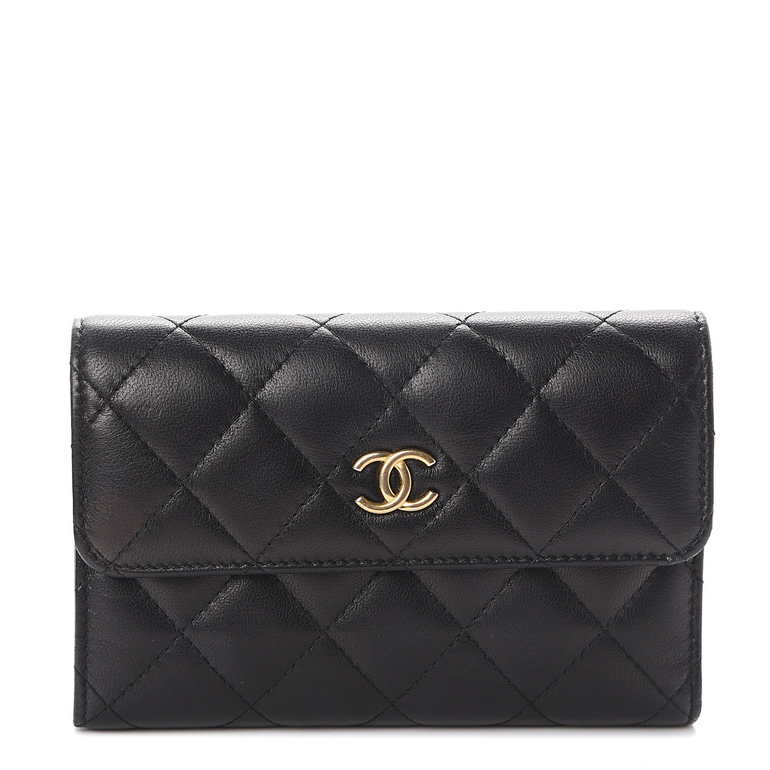 chanel classic small flap wallet lambskin