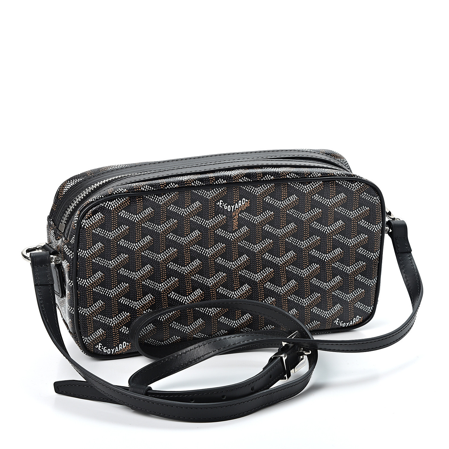 GOYARD Goyardine Sac Cap Vert Black 572136