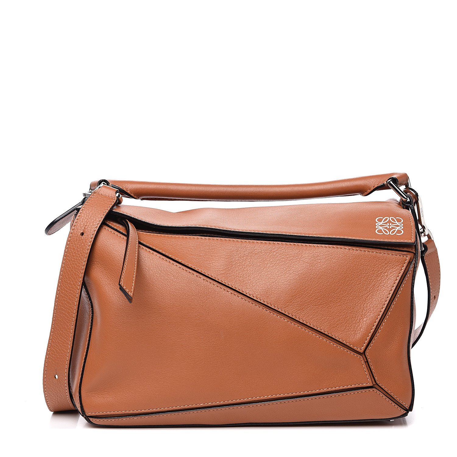 loewe puzzle bag medium tan