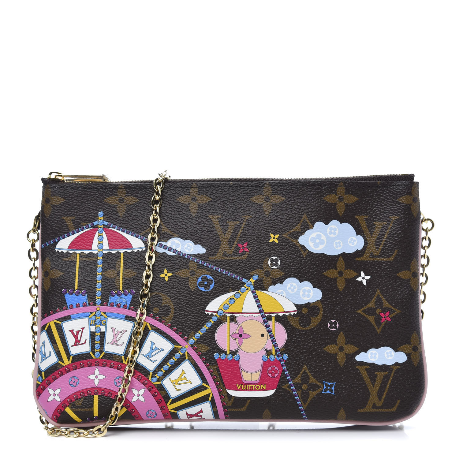 Louis Vuitton Monogram 2022 Christmas Animation Sarah Wallet