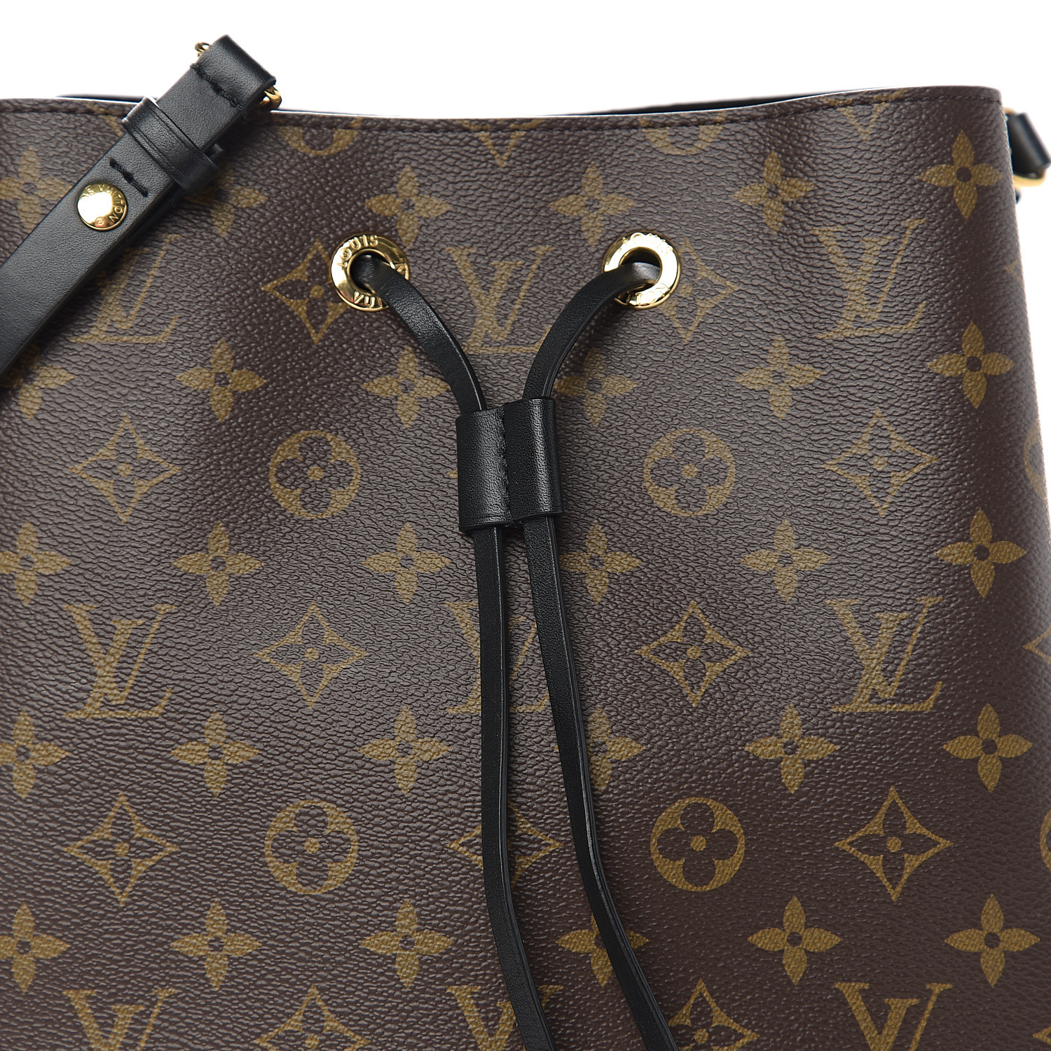 louis vuitton monogram neonoe mm black