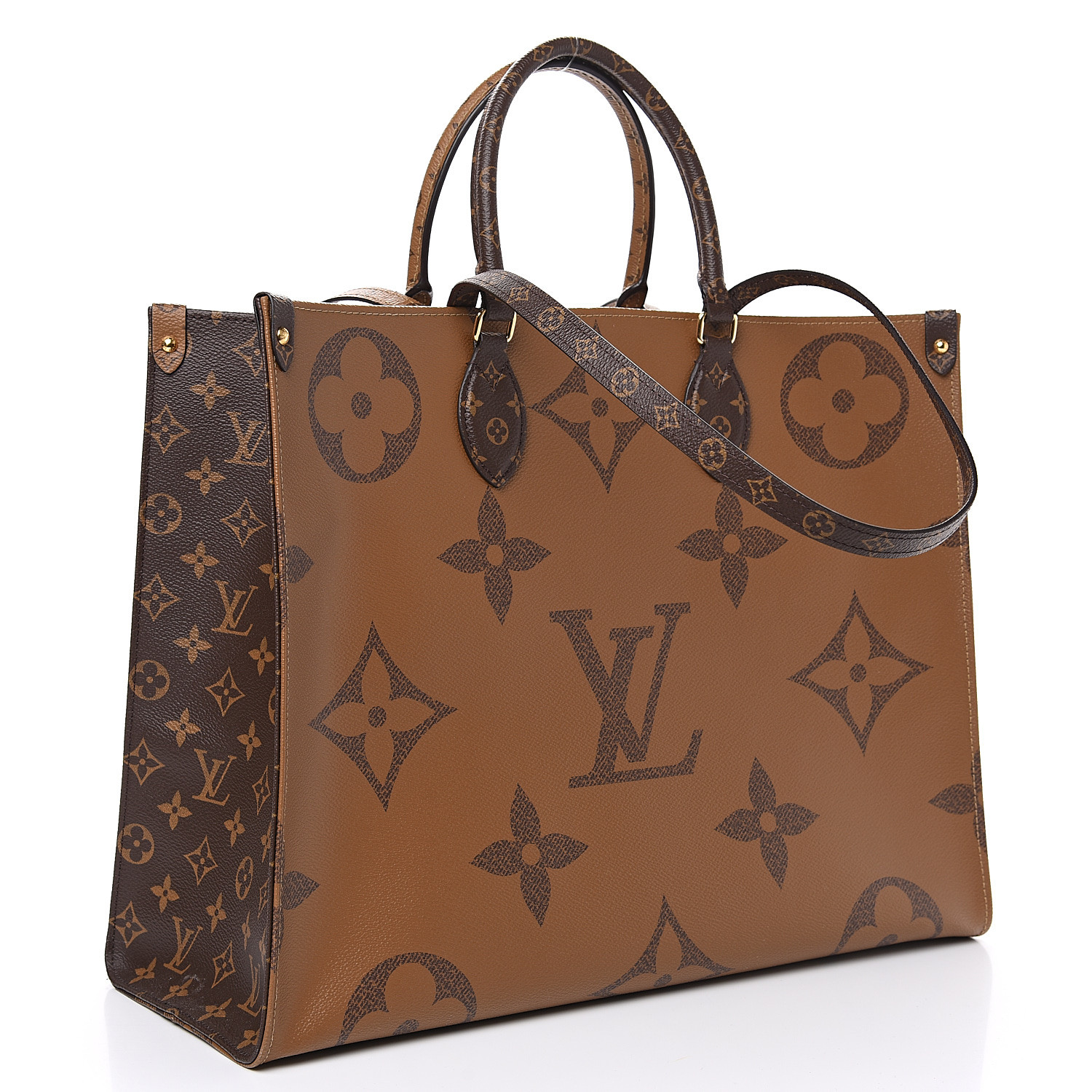 lv on the go reverse monogram