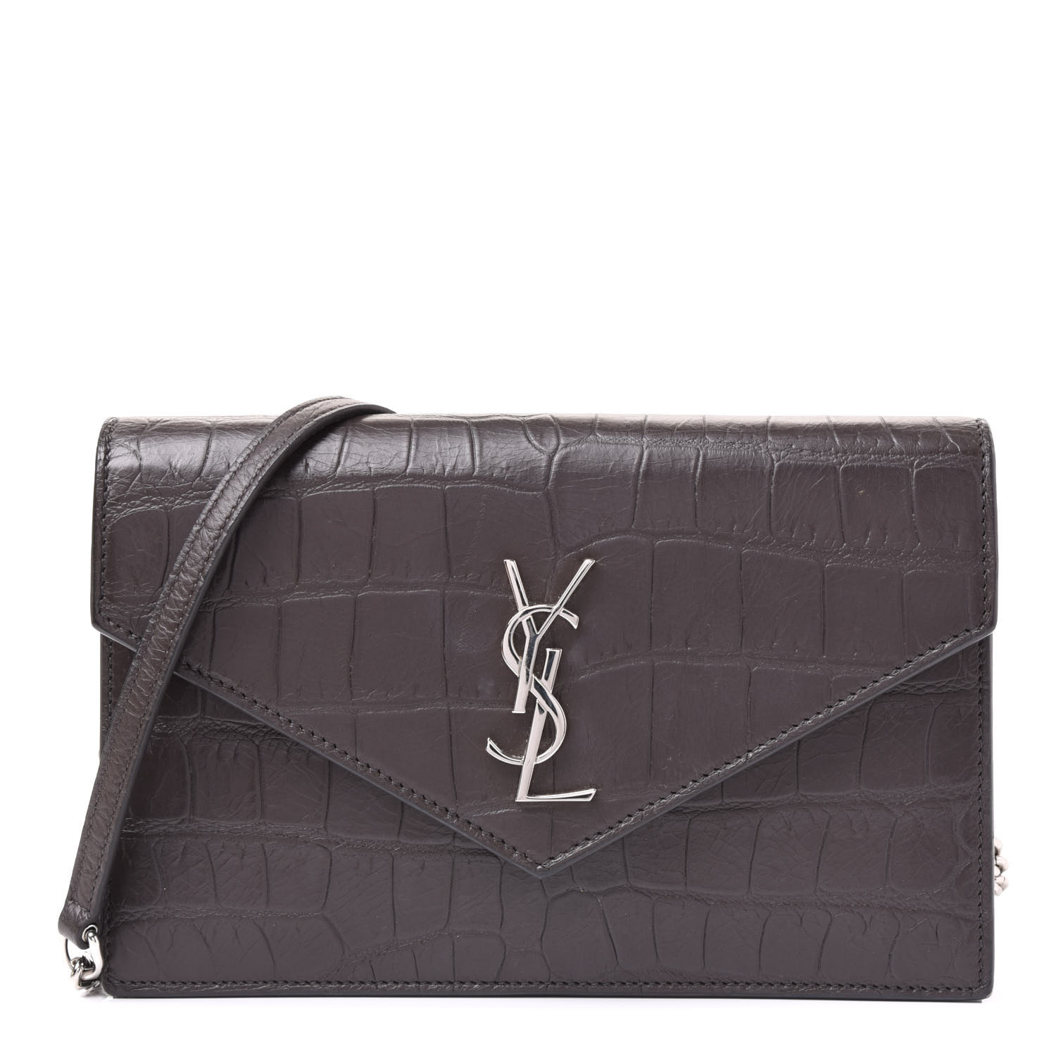 ysl black envelope chain bag