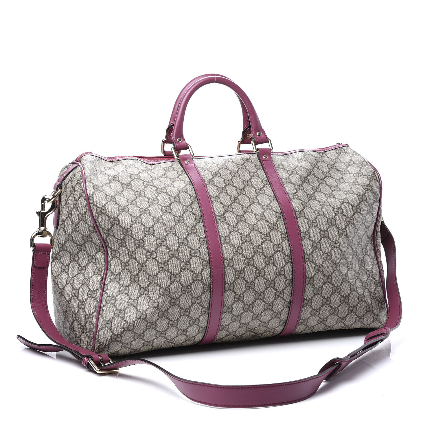 pink gucci duffle bag