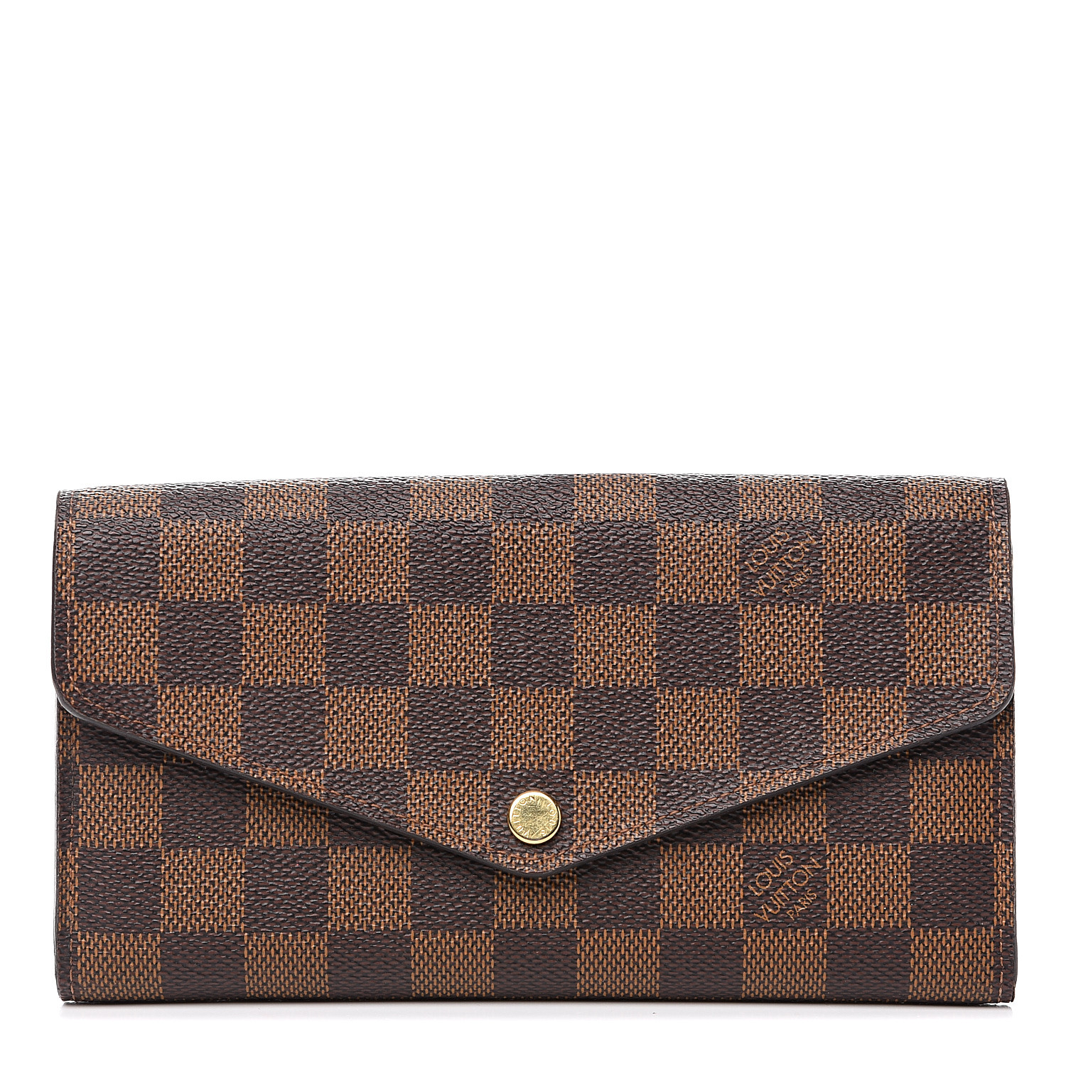 LOUIS VUITTON Damier Ebene Sarah Wallet NM 567894