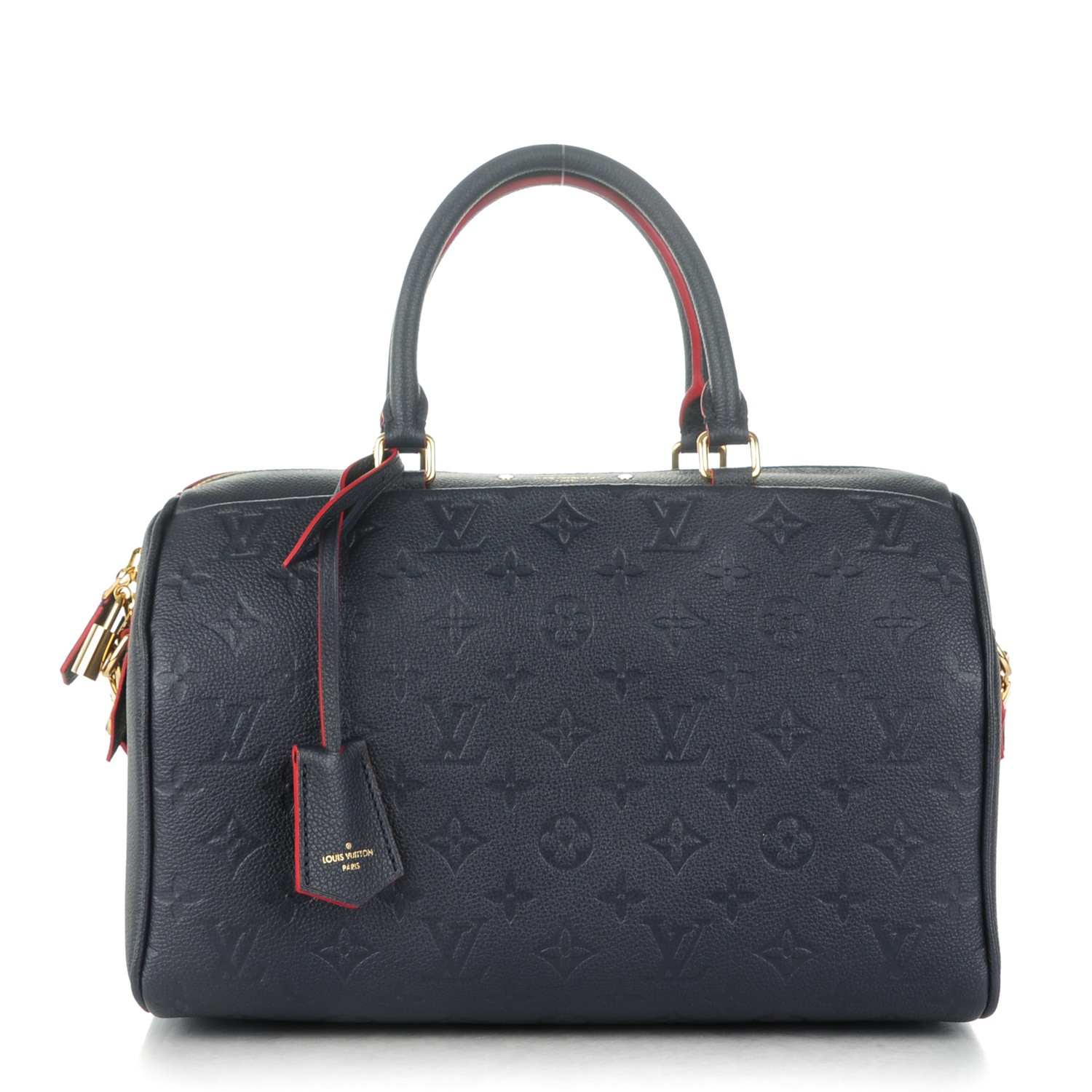 LOUIS VUITTON Empreinte Speedy Bandouliere 25 NM Mastic | FASHIONPHILE