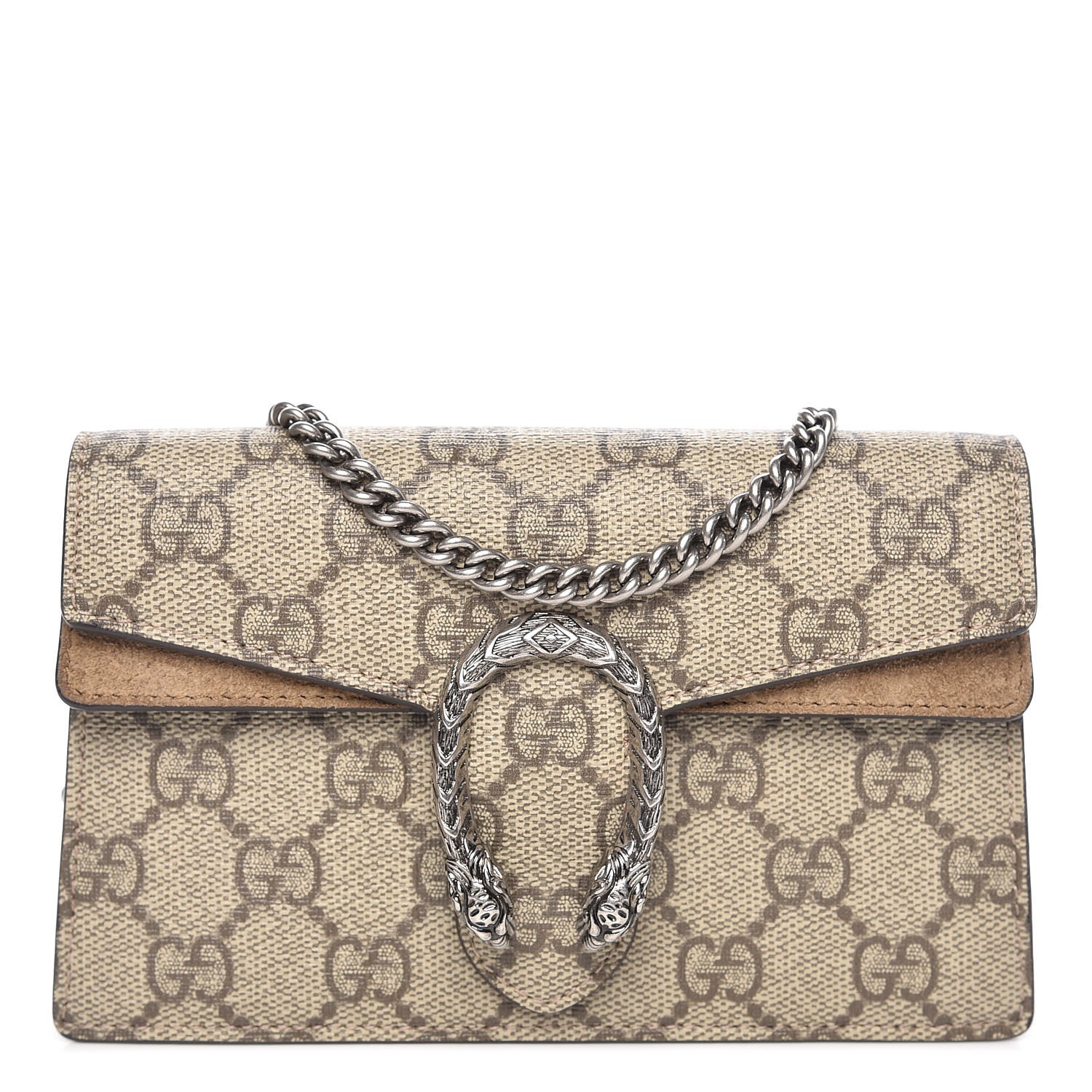 gg supreme monogram mini dionysus shoulder bag taupe