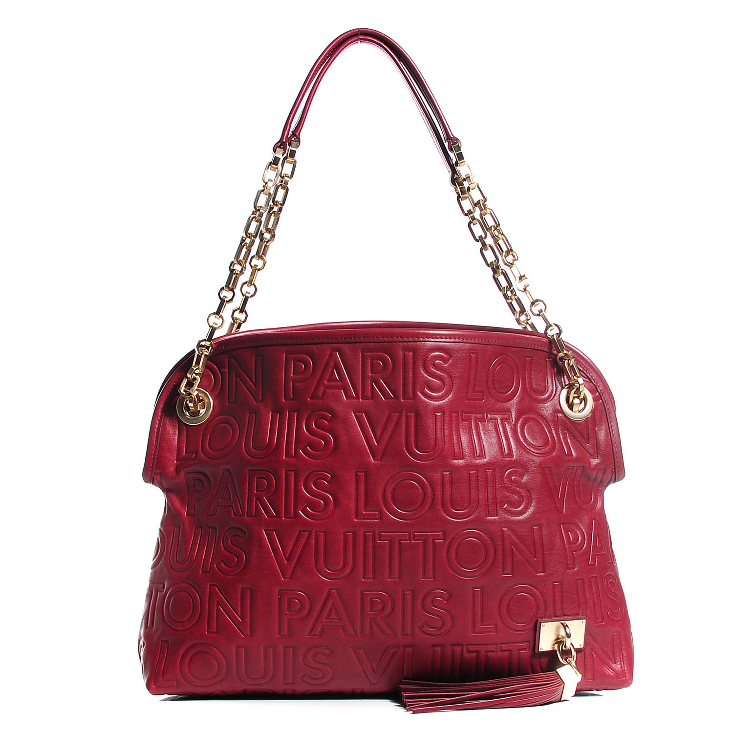 Louis Vuitton Limited Edition Khol Monogram Embossed Suede Wish