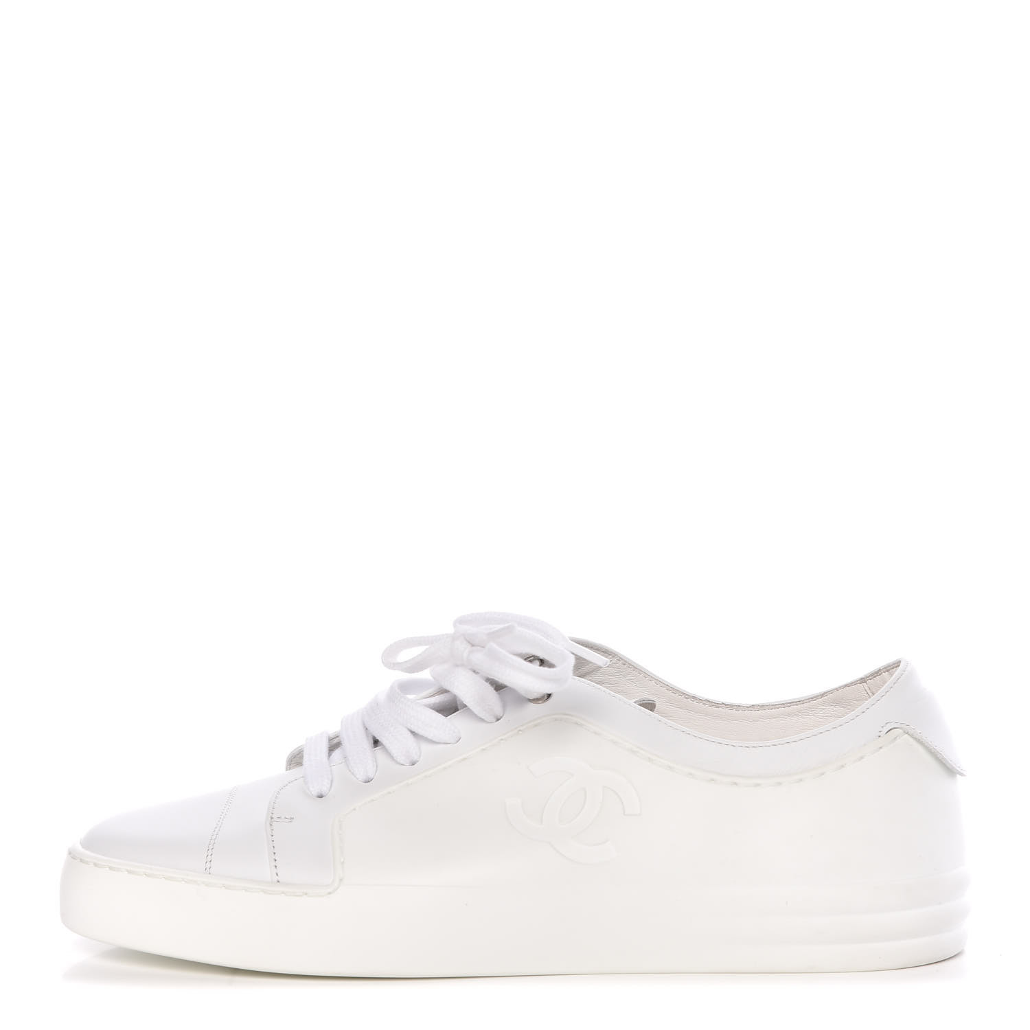 chanel sneakers womens white