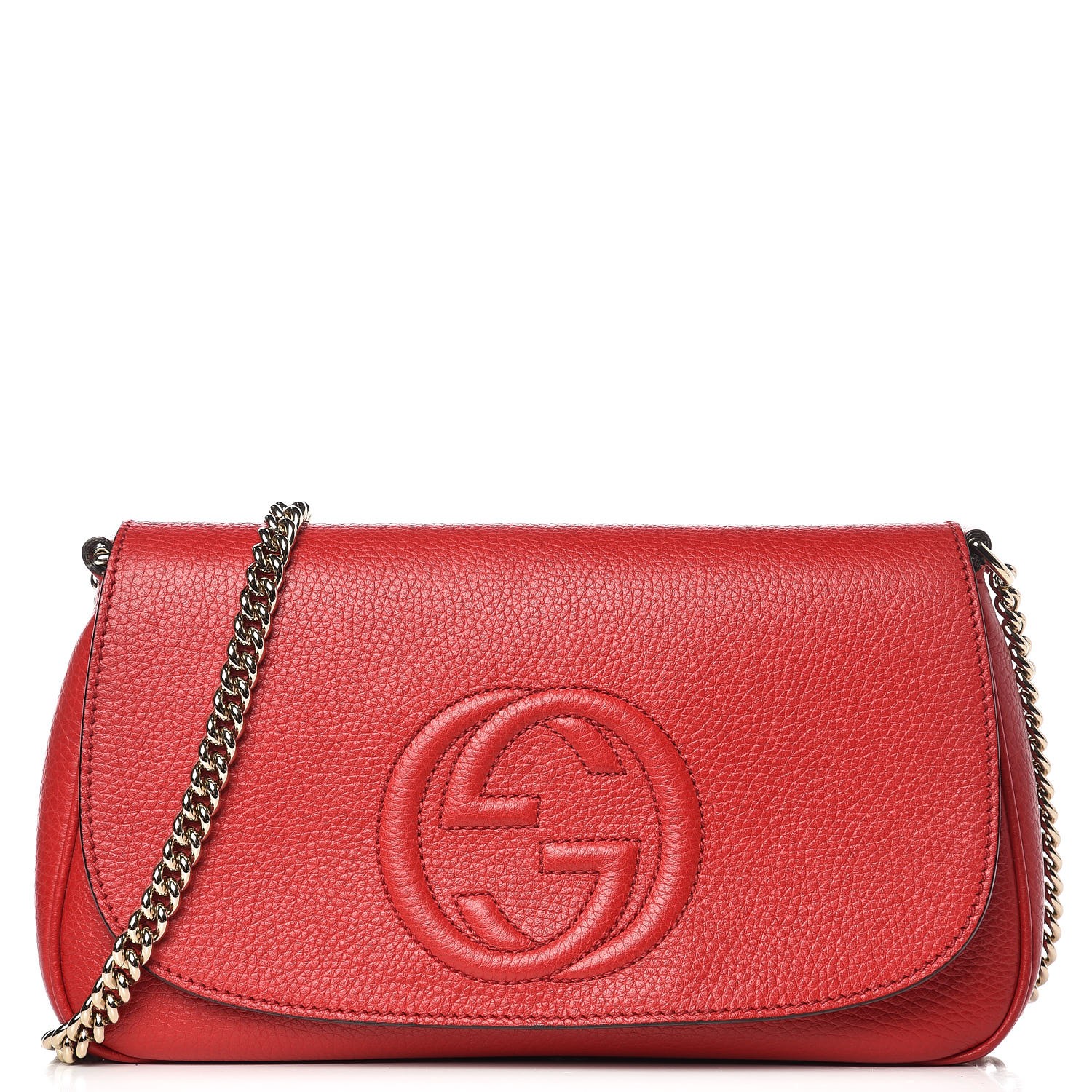 gucci soho leather flap shoulder bag