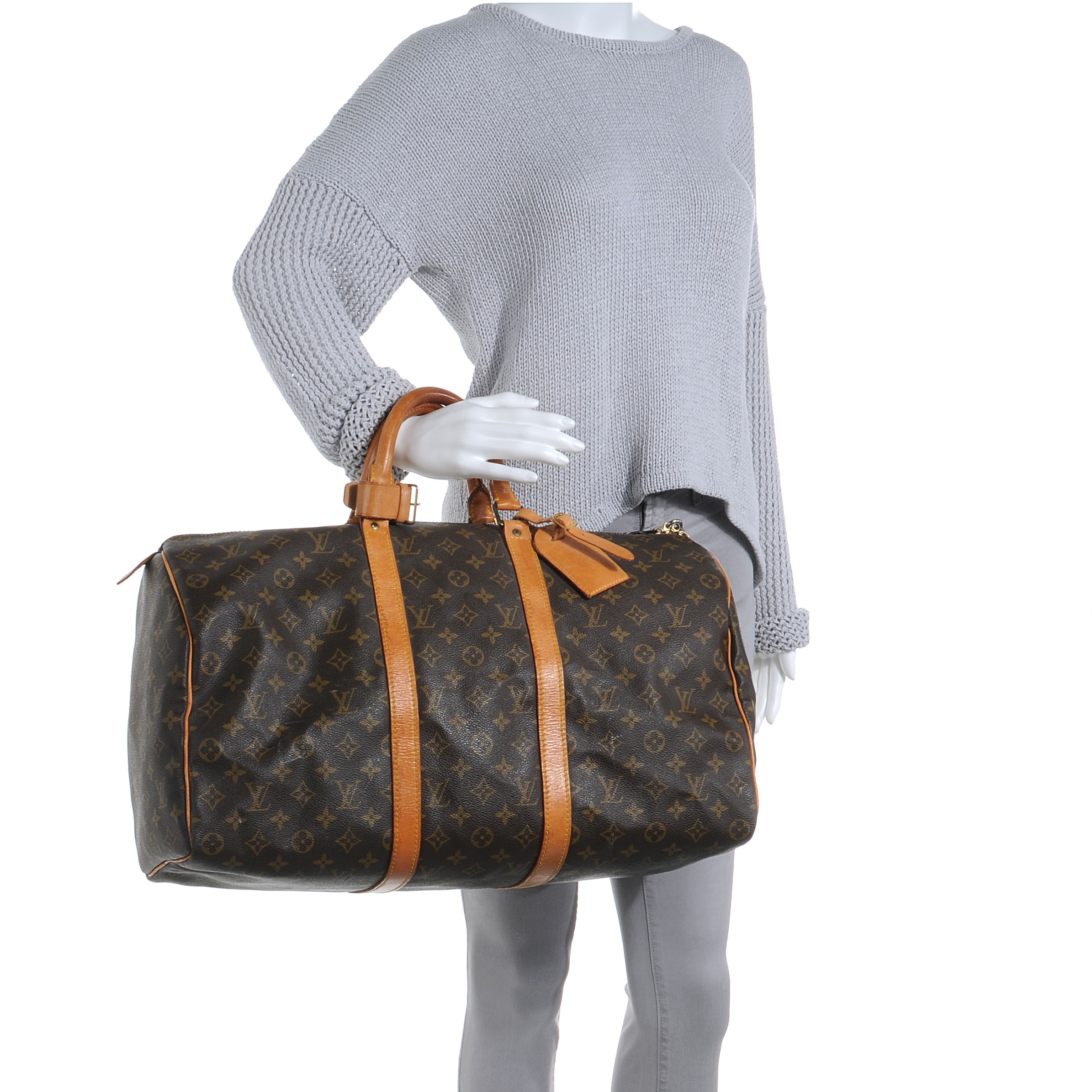 Louis Vuitton Nomade Leather Keepall 50 - Brown - LOU81153