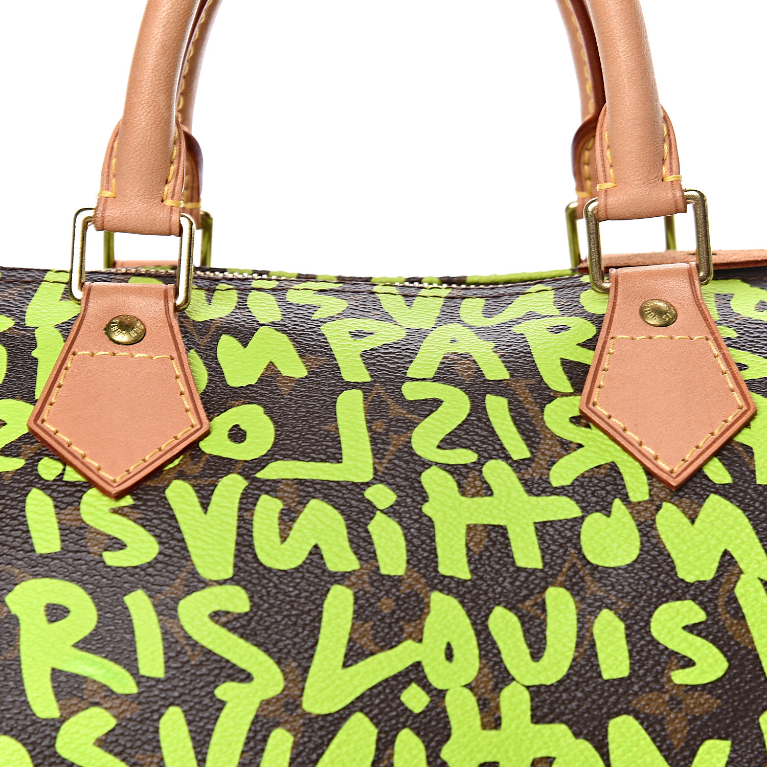 Limited Edition Louis Vuitton x Stephen Sprouse Green Graffiti Speedy For  Sale at 1stDibs