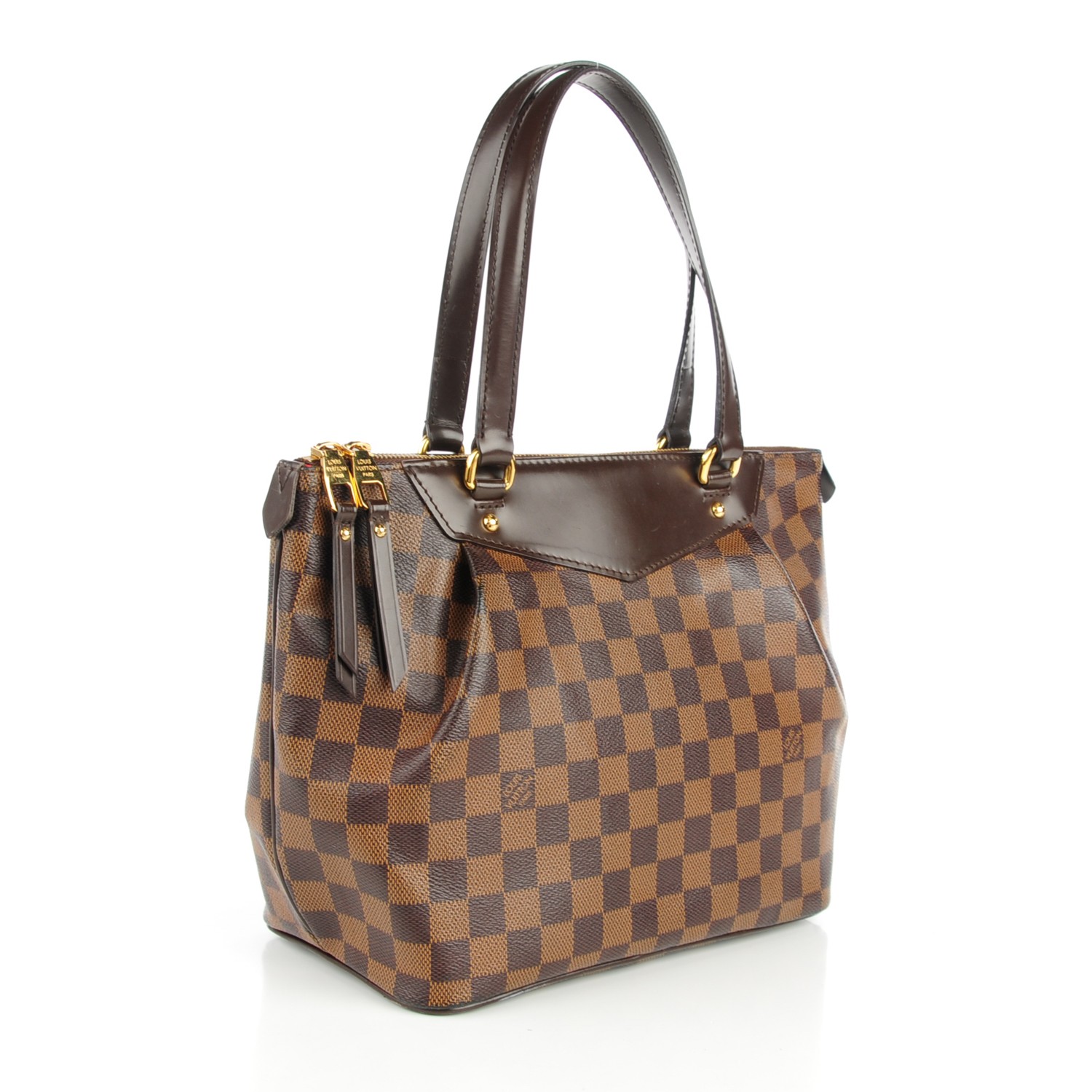 LOUIS VUITTON Westminster PM Damier Ebene Shoulder Bag Brown-US