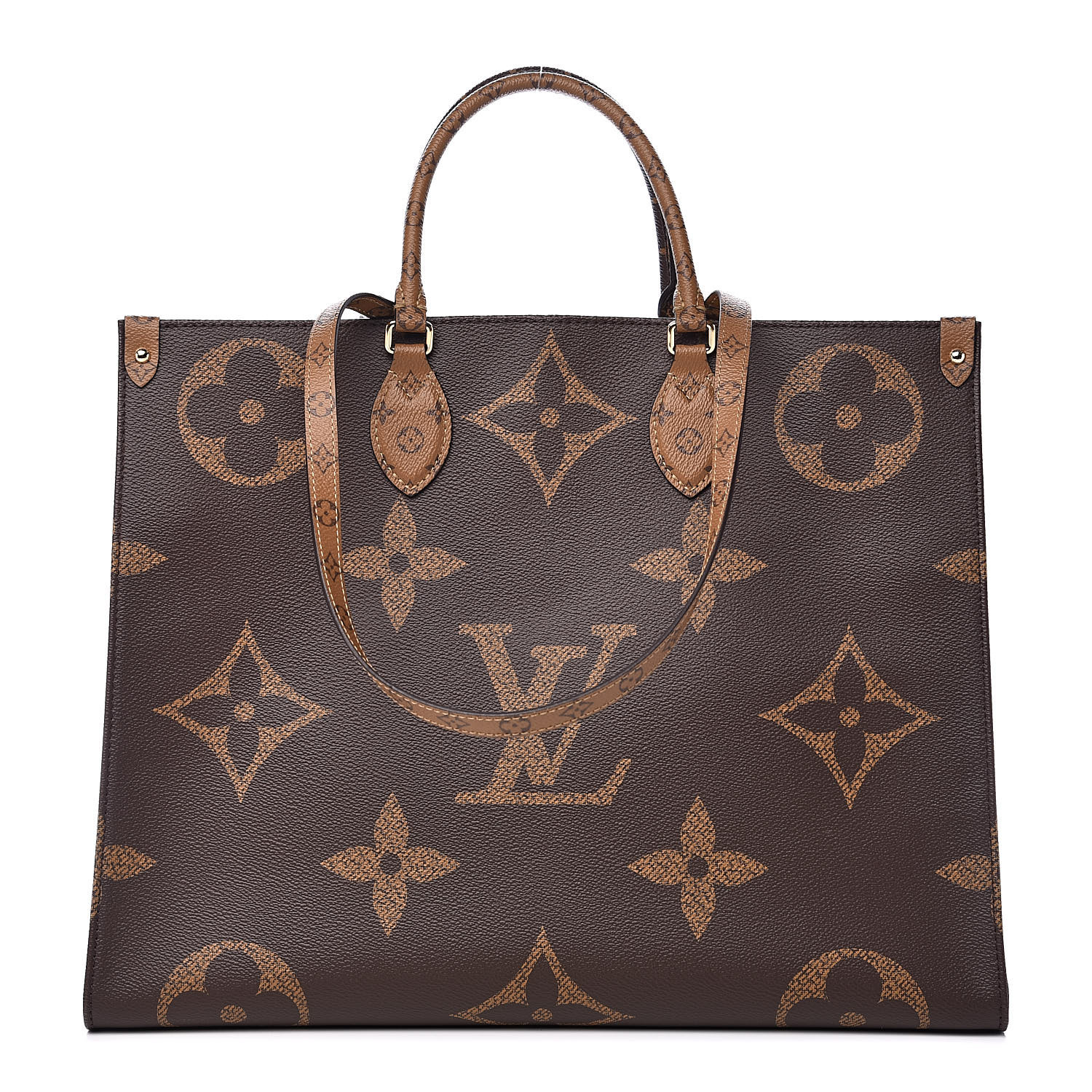 lv on the go reverse monogram