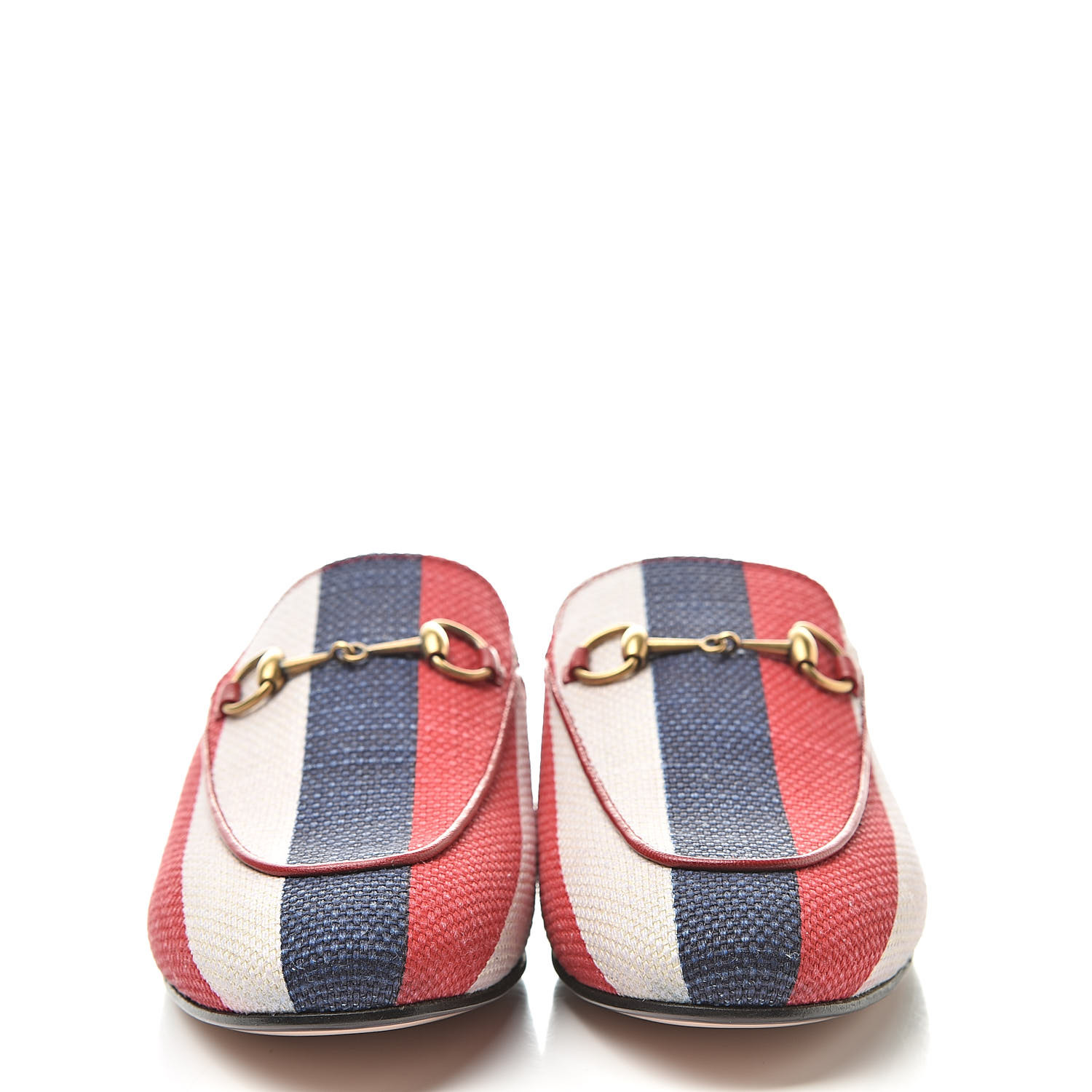 canvas gucci princetown mules