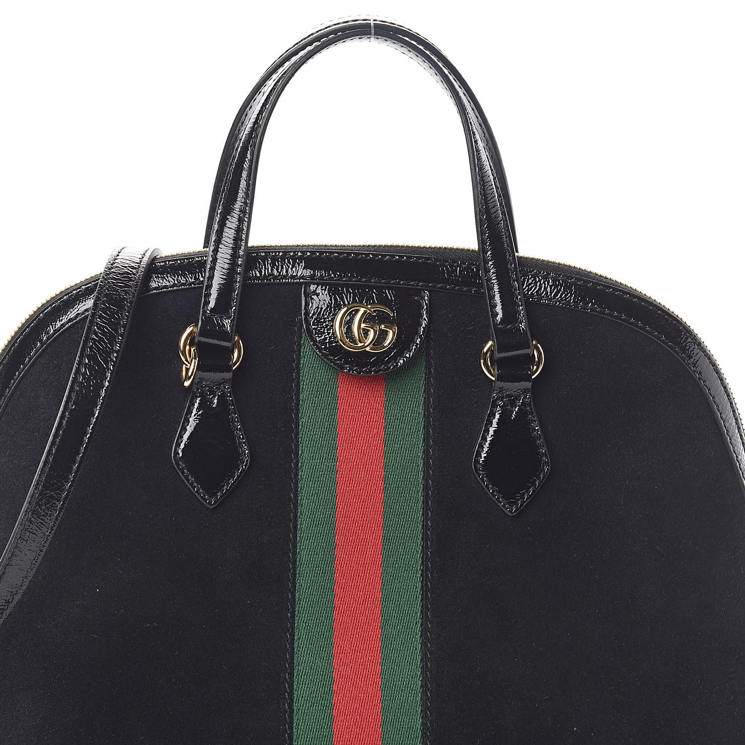 gucci black suede ophidia bag