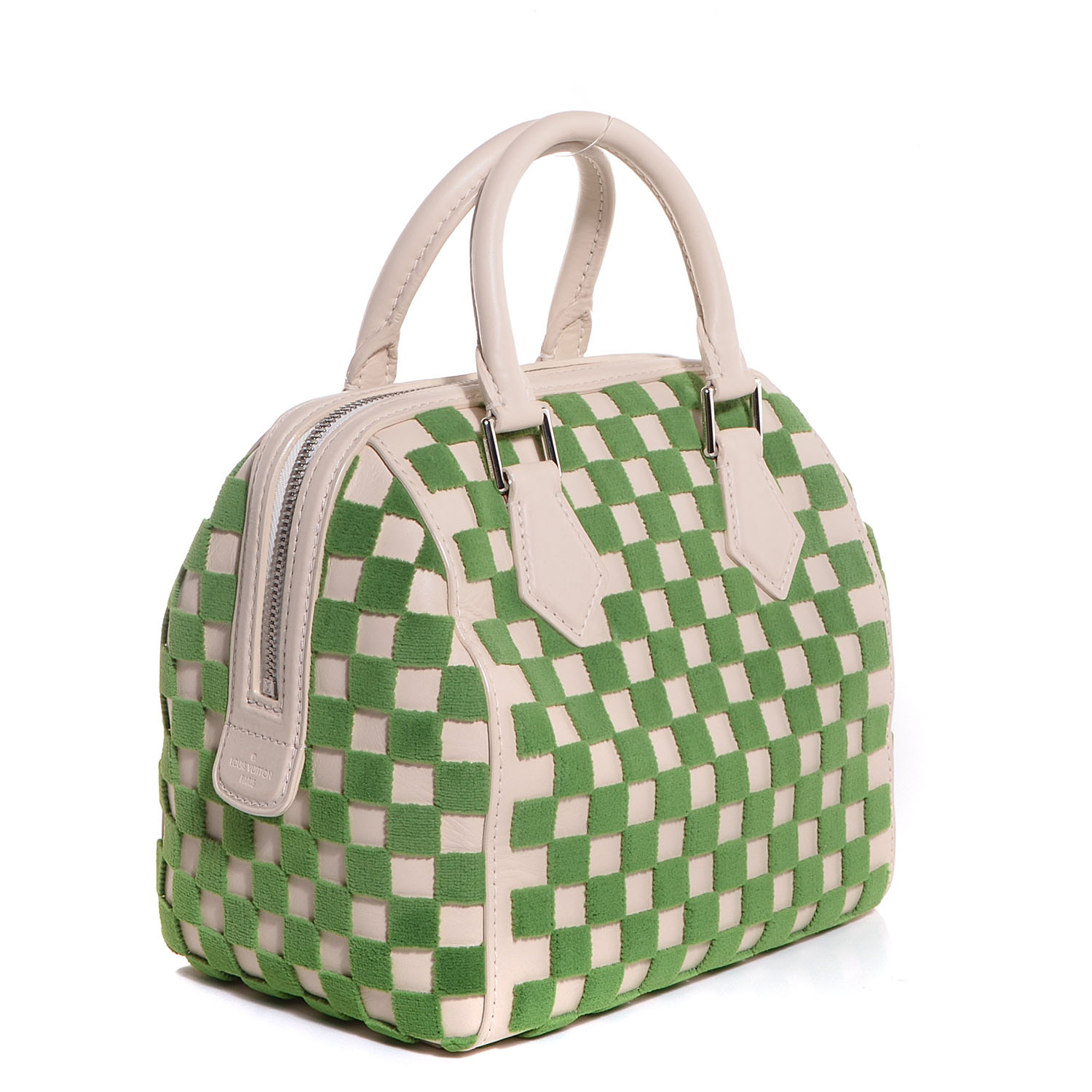 Louis Vuitton LV 2013 Limited Edition Ivory Pony Hair Speedy Cube